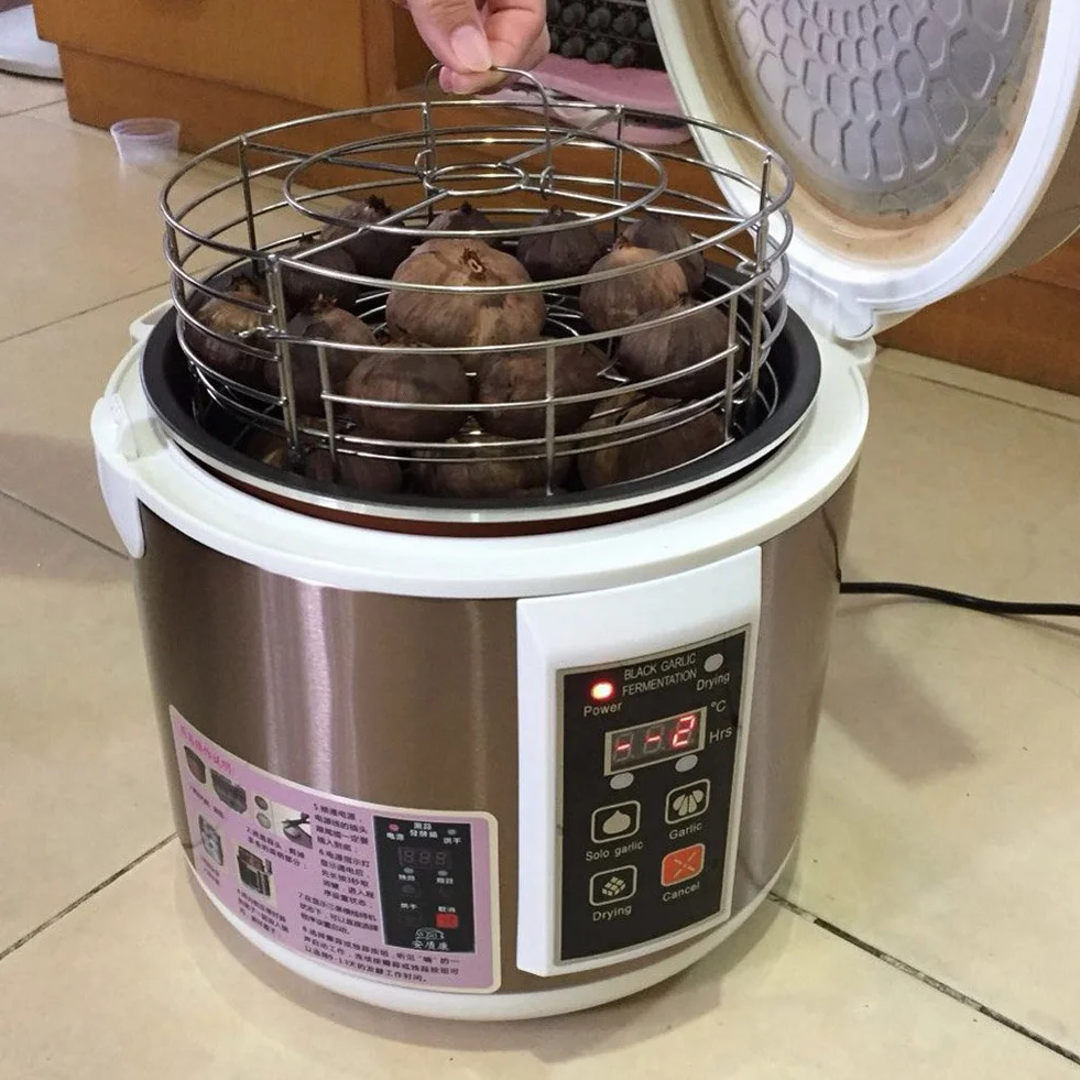 5L Fermentador de Ajo Negro, Olla Automática de Ajo, Cocedor de Ajo con Control Automático, Control de Tiempo y Temperatura, 220V