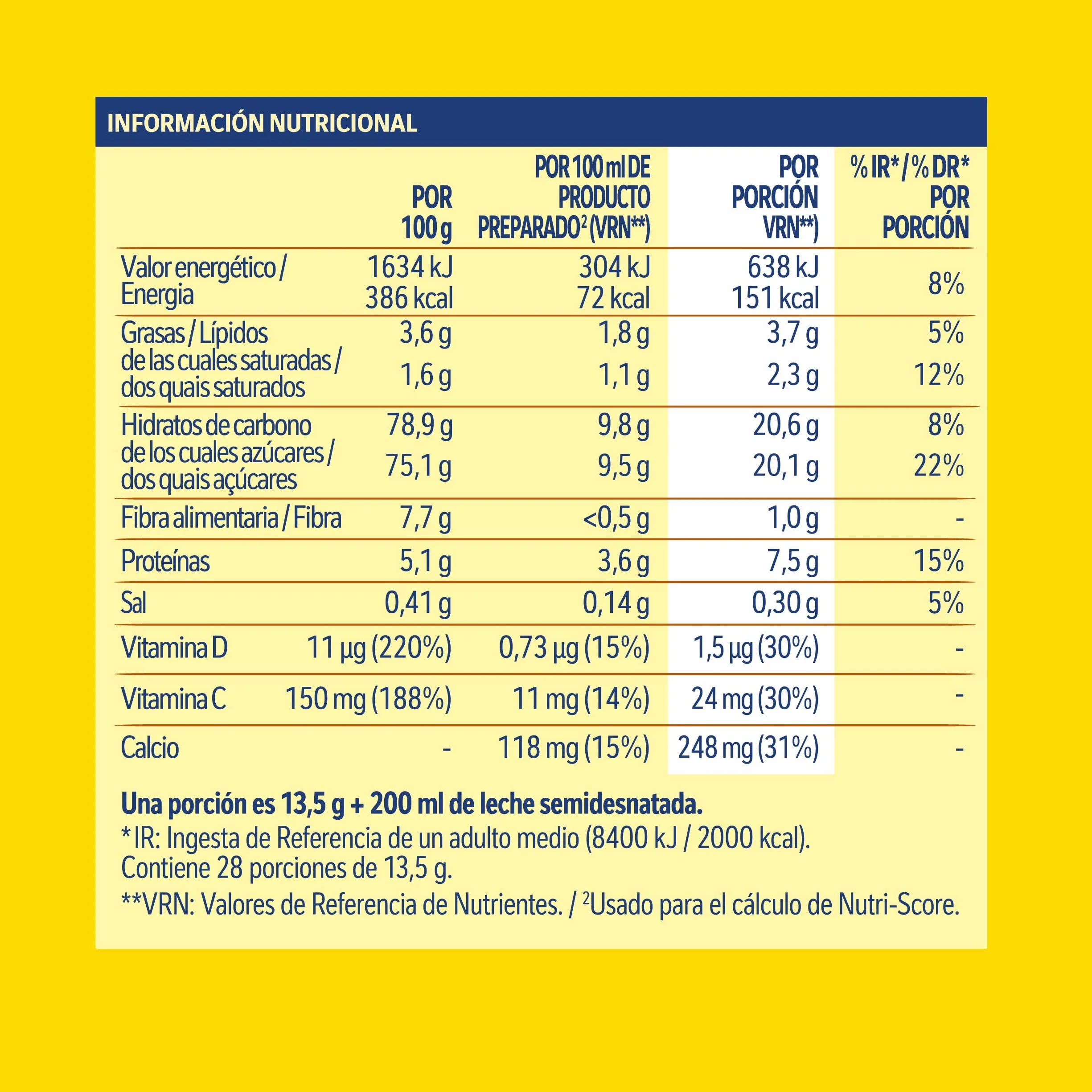 Nesquik NESTLÉ Instantáneo Cacao Soluble 1,2kg Bolsa