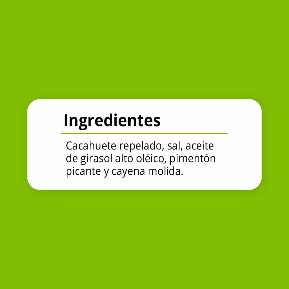 EL NOGAL Frutos Secos Cacahuete Repelado Picante Doypack 125 g