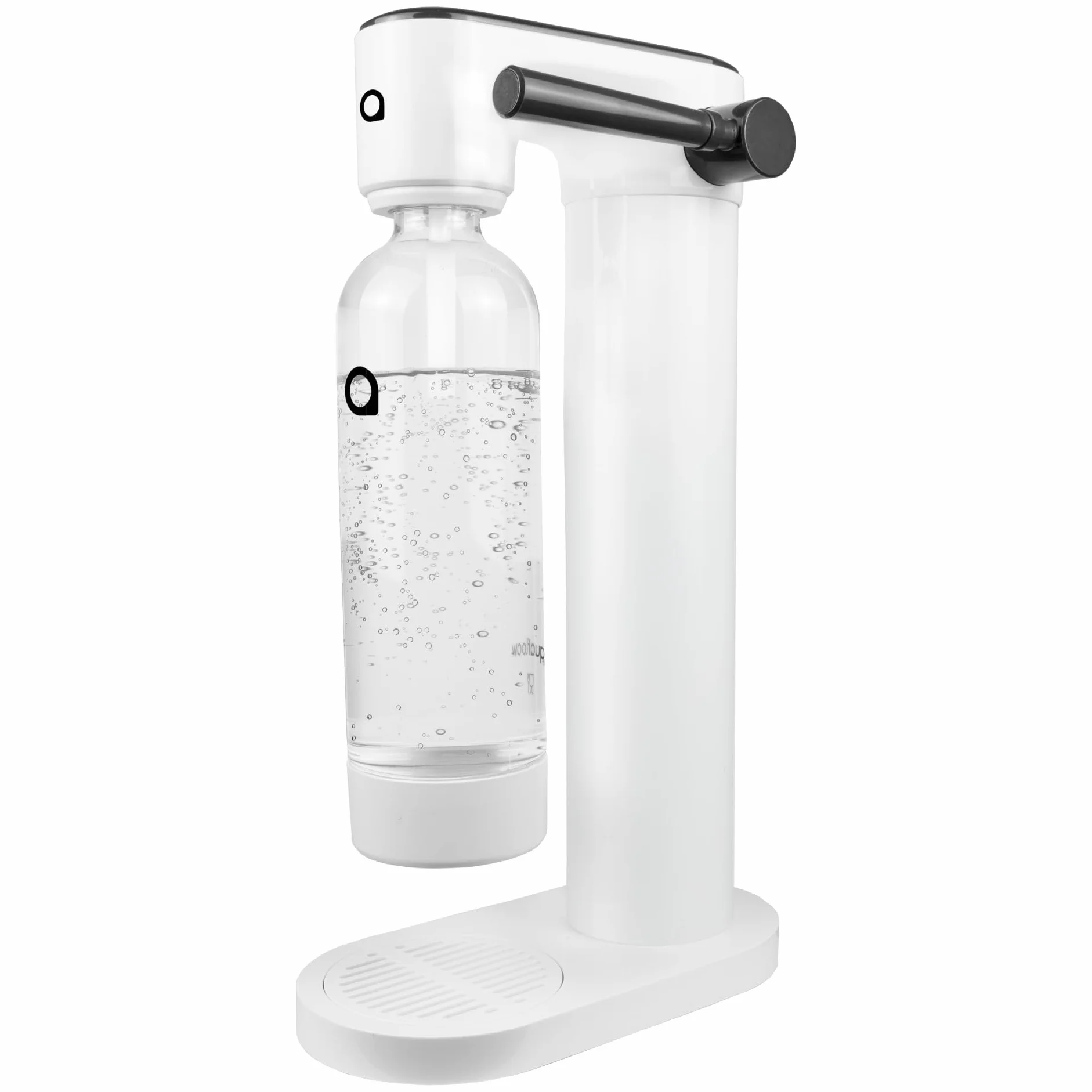 Aquafloow Máquina para Hacer Soda Carbonatador de Agua con Gas Botella 0,8L 800ml Blanco