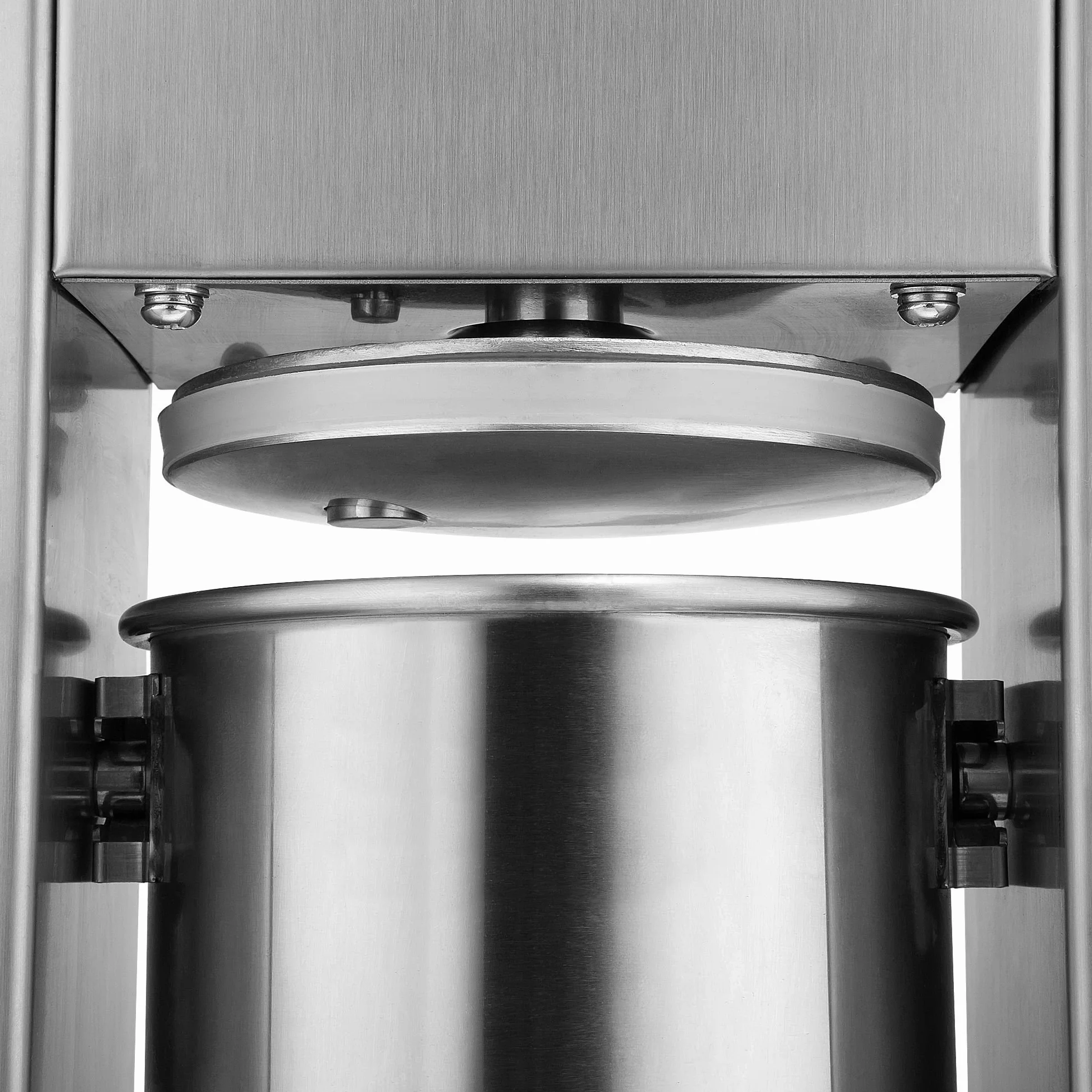 Zelsius Máquina Embutidora Profesional de Salchichas I Acero Inoxidable I Manual I Cuatro Tubos de Llenado Diferentes I Máquina con Caja de Cambios de 2 Velocidades I Válvula de Ventilación