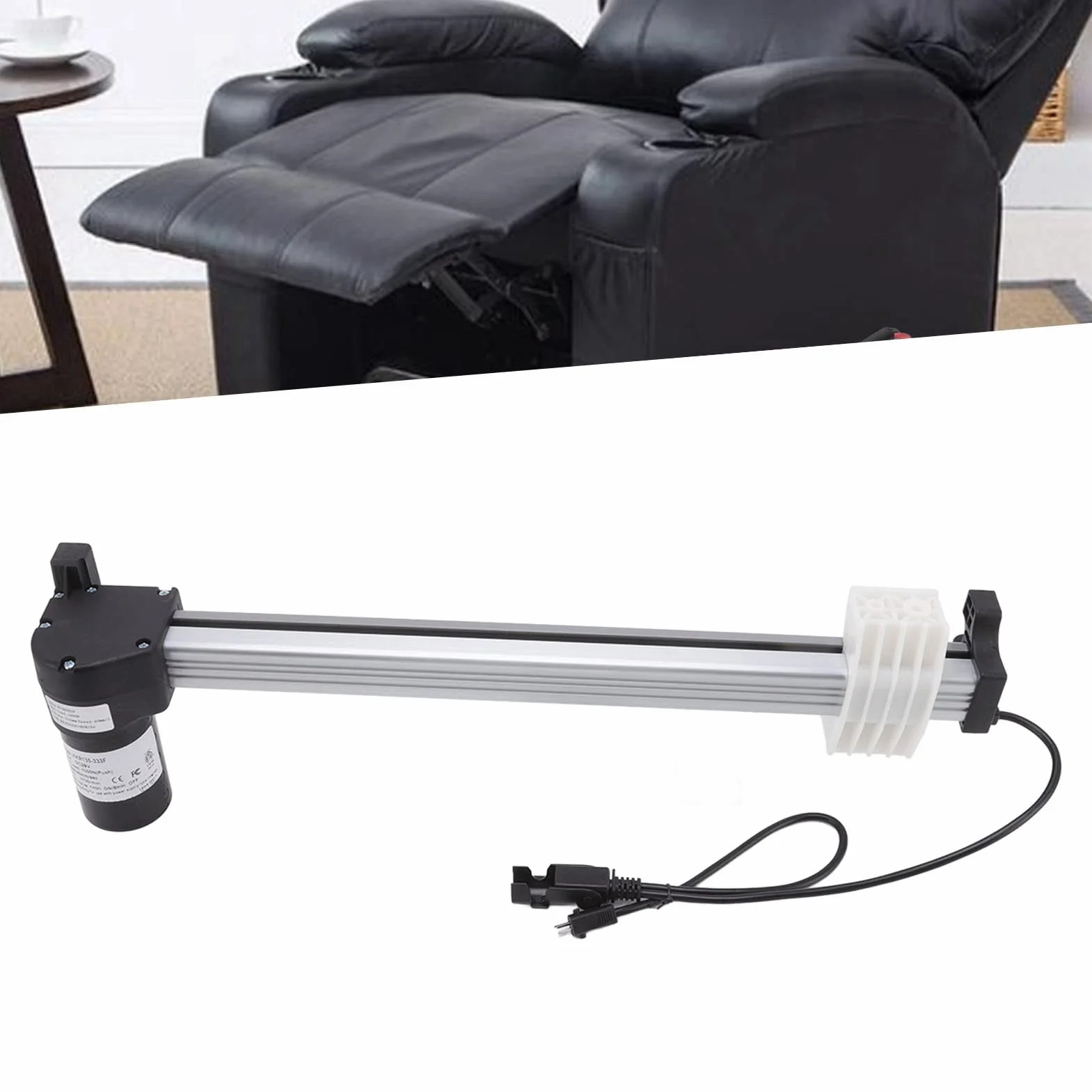 Actuador de motor de sofá reclinable eléctrico, 333 mm, protección IPX4, DC29V, para sofás eléctricos, sillas elevadoras