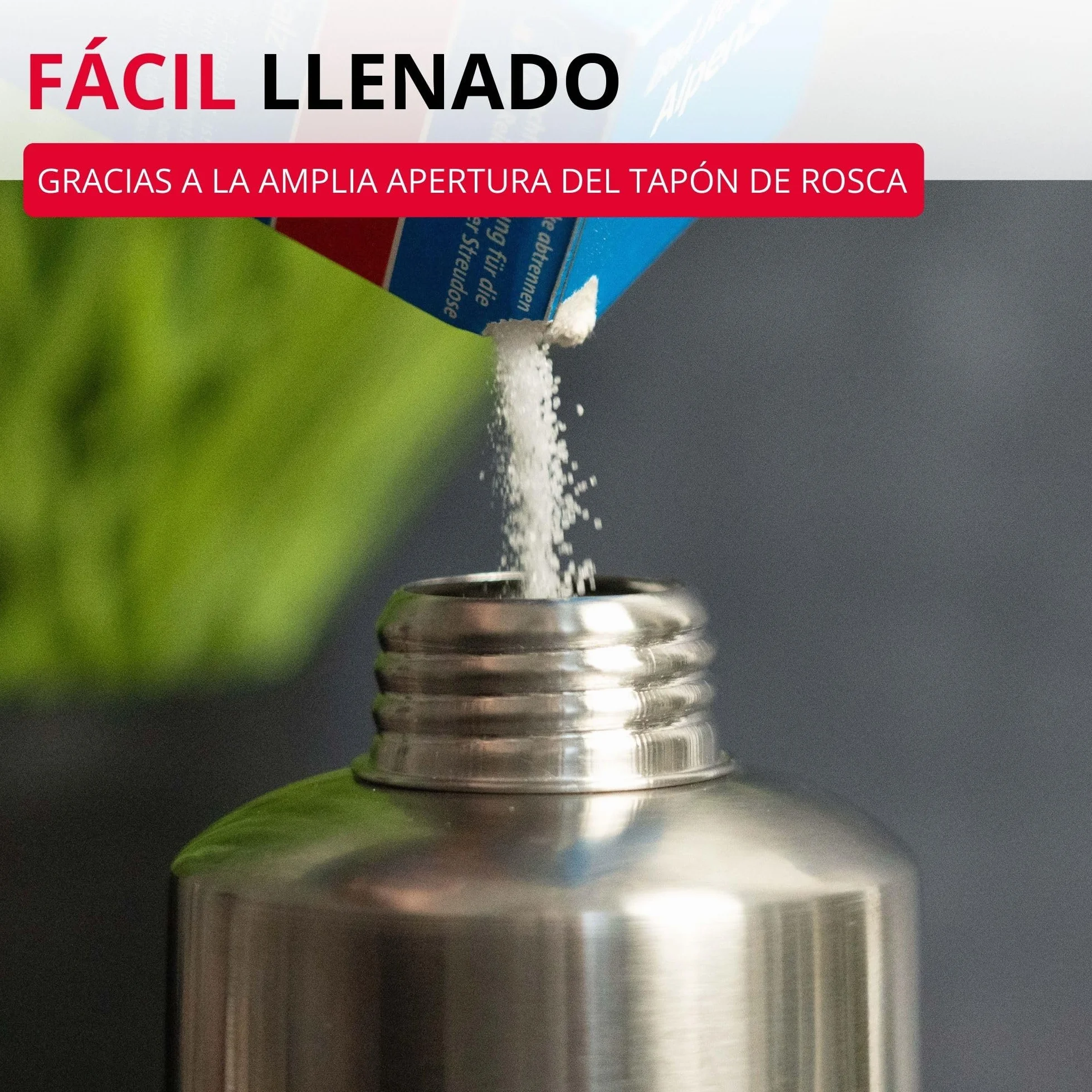Westmark Salero gastro Alpha – ideal como especiero para cocinas de catering y cantinas, sal y azúcar – acero inoxidable, 500 ml