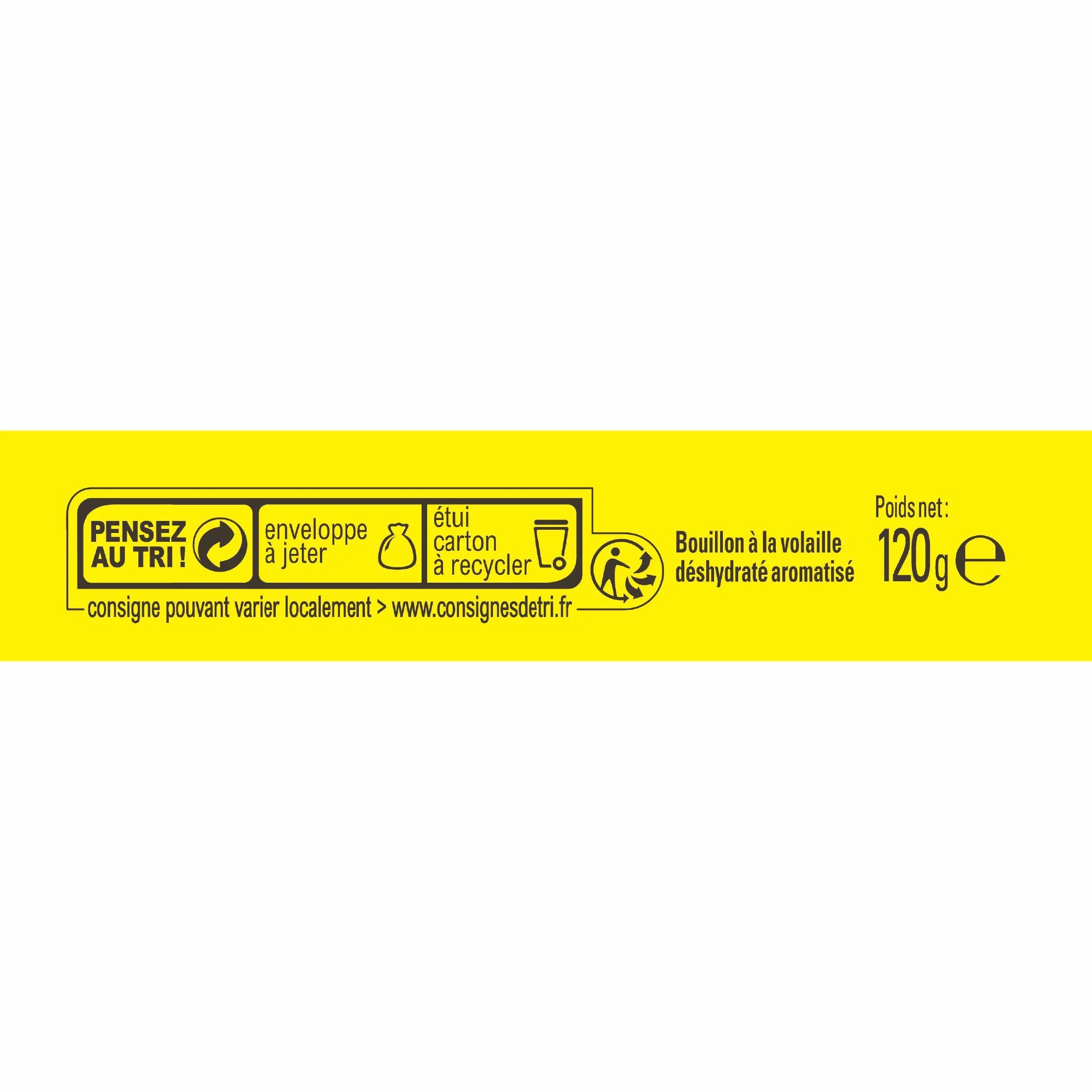 Maggi Assaisonnement Volaille Sel Réduit Bouillon KUB 120 g