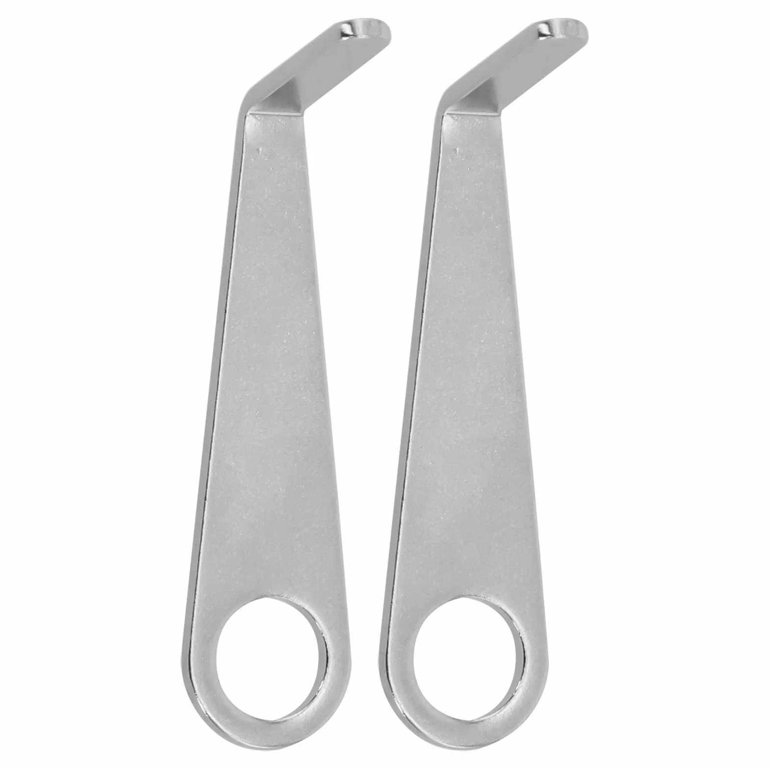 Zilimontt 2 piezas de herramienta de repuesto para timbre de puerta, llave de extracción segura para acceso a la batería, herramienta de apertura de acero inoxidable compatible con cámara, Si