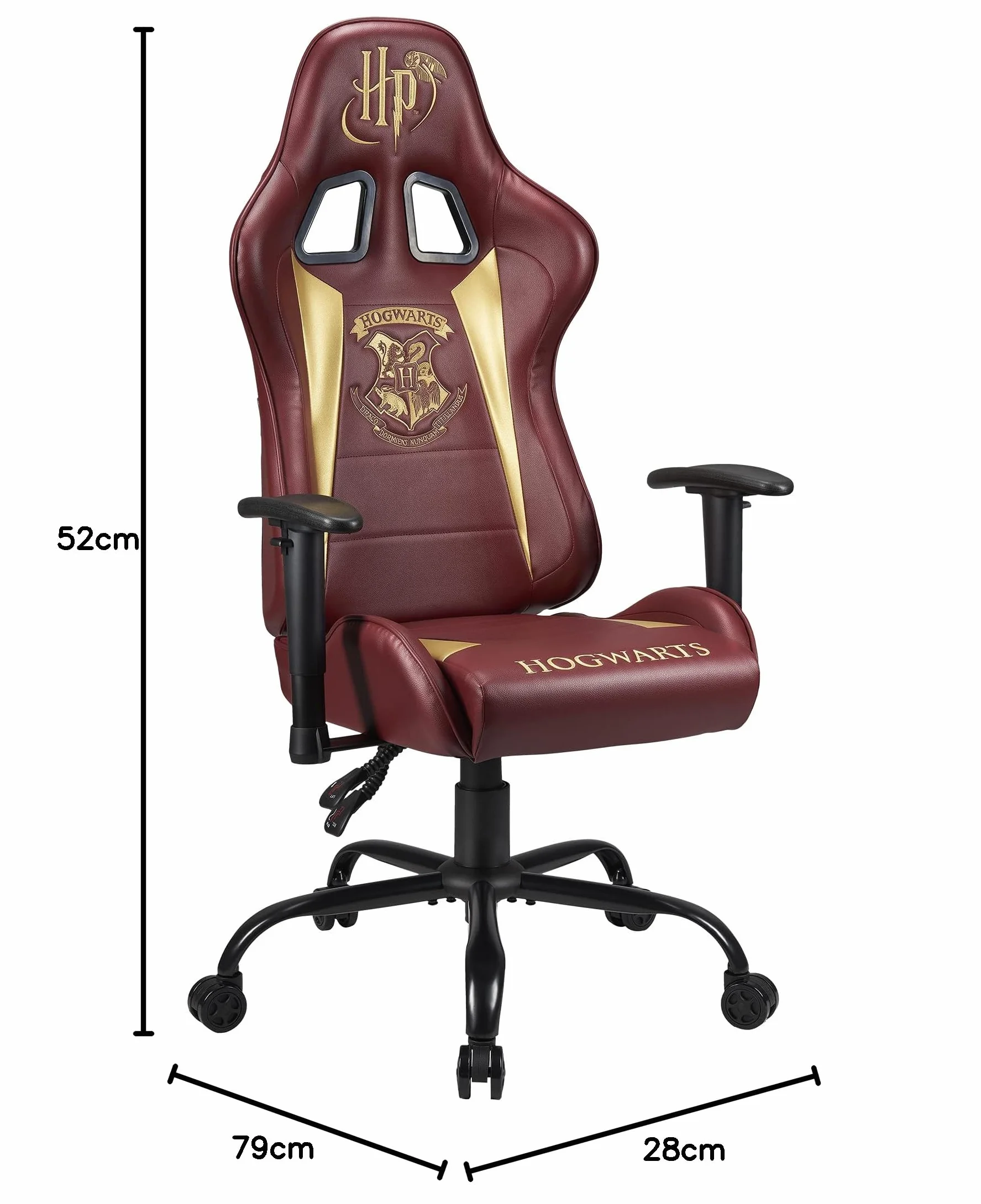 Subsonic - Harry Potter - Silla Gaming Ergonomica Respaldo/Asientos Ajustables - Silla De Oficina Gamer para Adultos con Licencia Oficial (Windows 8)