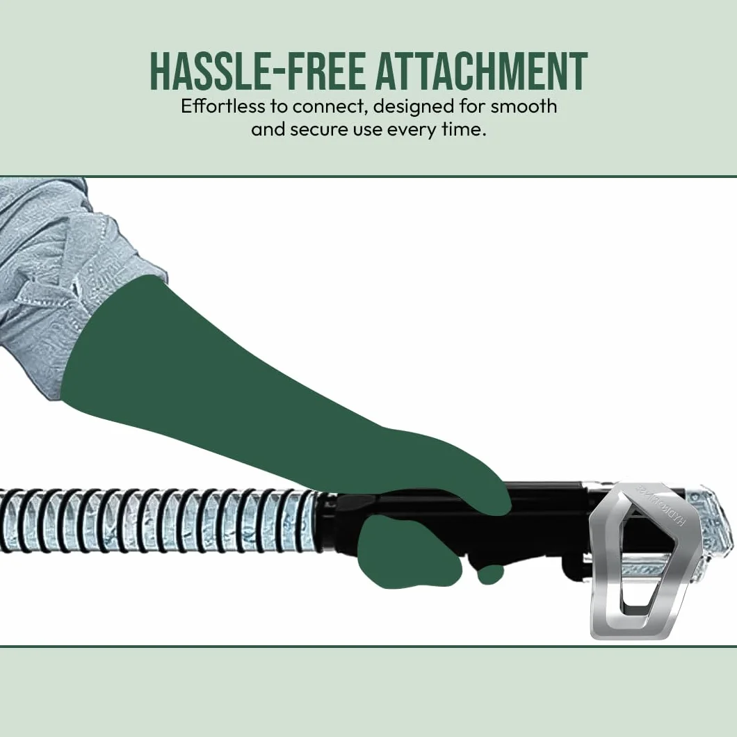 Herramienta autolimpiante de repuesto para tuberías de limpieza de alfombras Bissell OEM # 1613828 - Herramienta de autolimpieza para manguera Bissell plateada