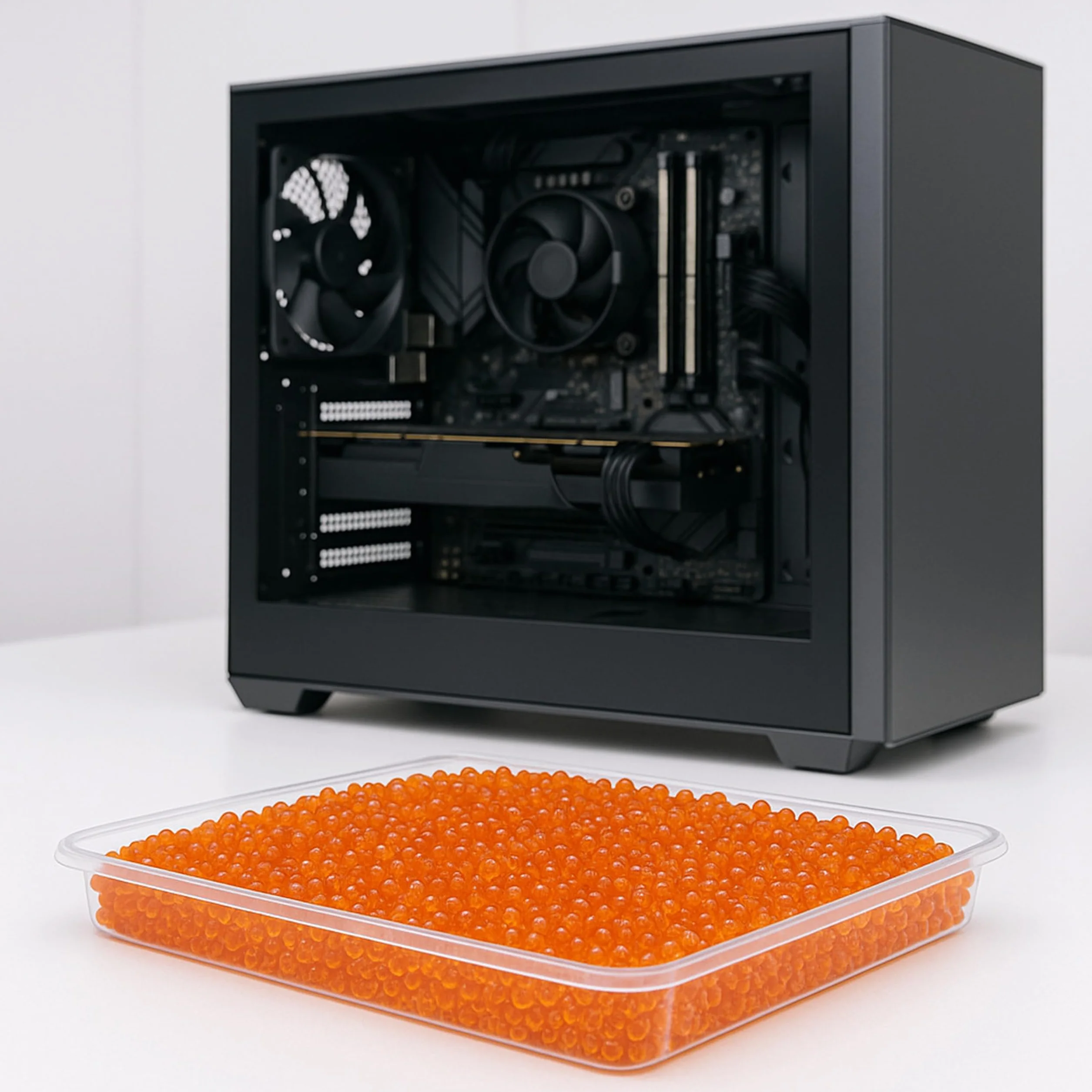 ISOLATECH Silica Gel regenerable desecante naranja 0,9 kg bolsa Silicagel de deshumidificador Gel de sílice, también apto como secador de filamento