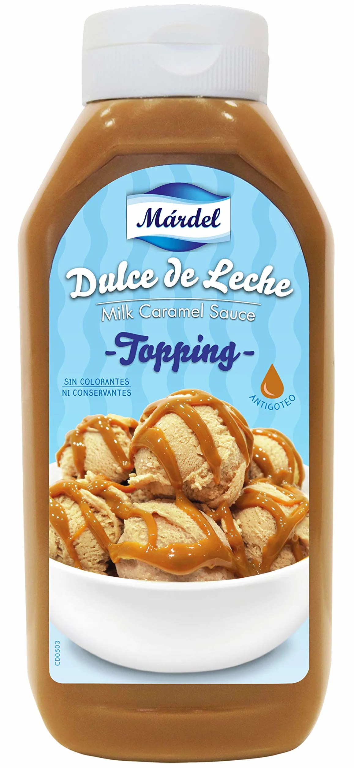 Dulce de leche Mardel topping 550g
