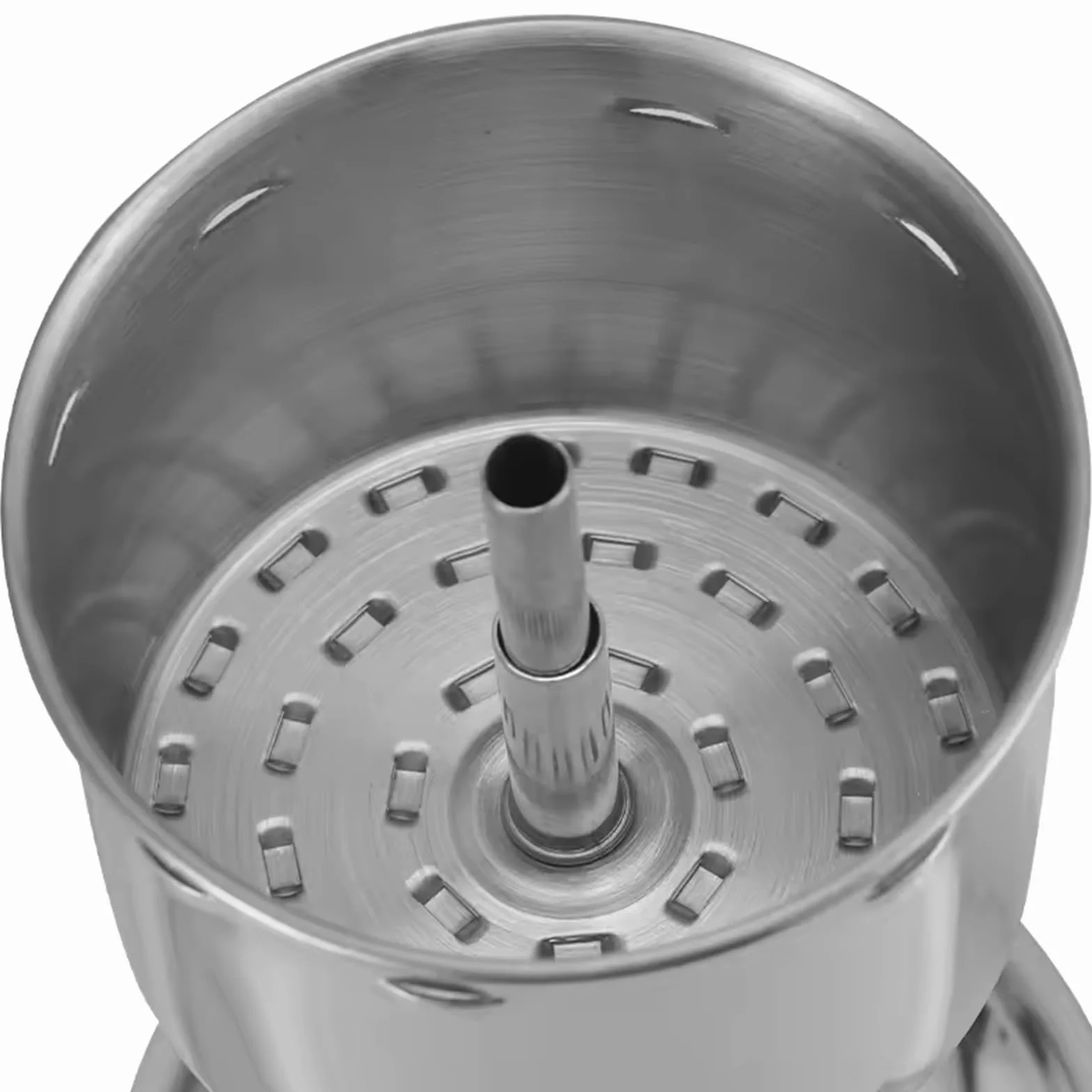 YINO Cafetera Filtro Percolador Acero Inoxidable 304 9 Tazas para Acampar Viajes