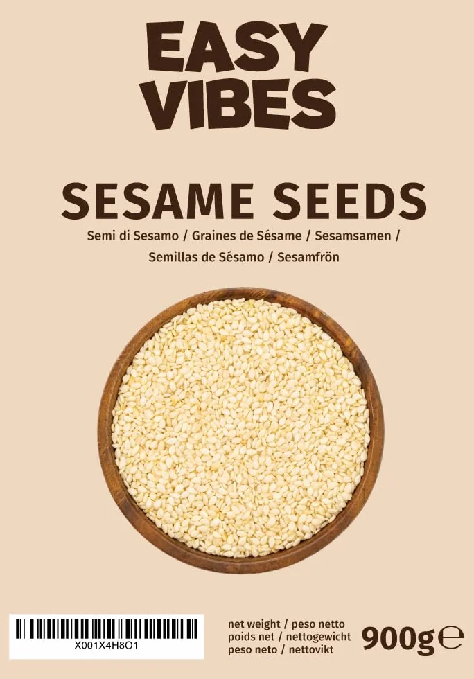 Semillas de Sésamo Naturales Descascarados 900g