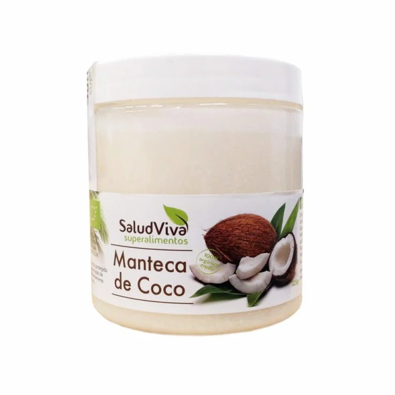 Manteca de Coco Bio 225g Salud Viva 100% Ecológica Vegana Sin Aditivos