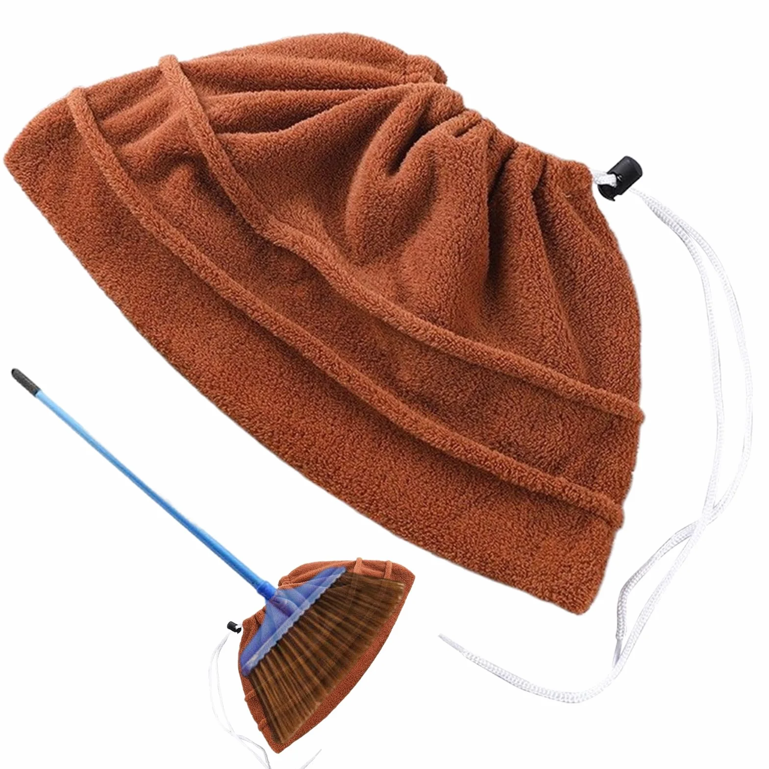 Funda para Escoba de Tela Reutilizable de Microfibra Lavable para Limpieza en Seco y Húmedo