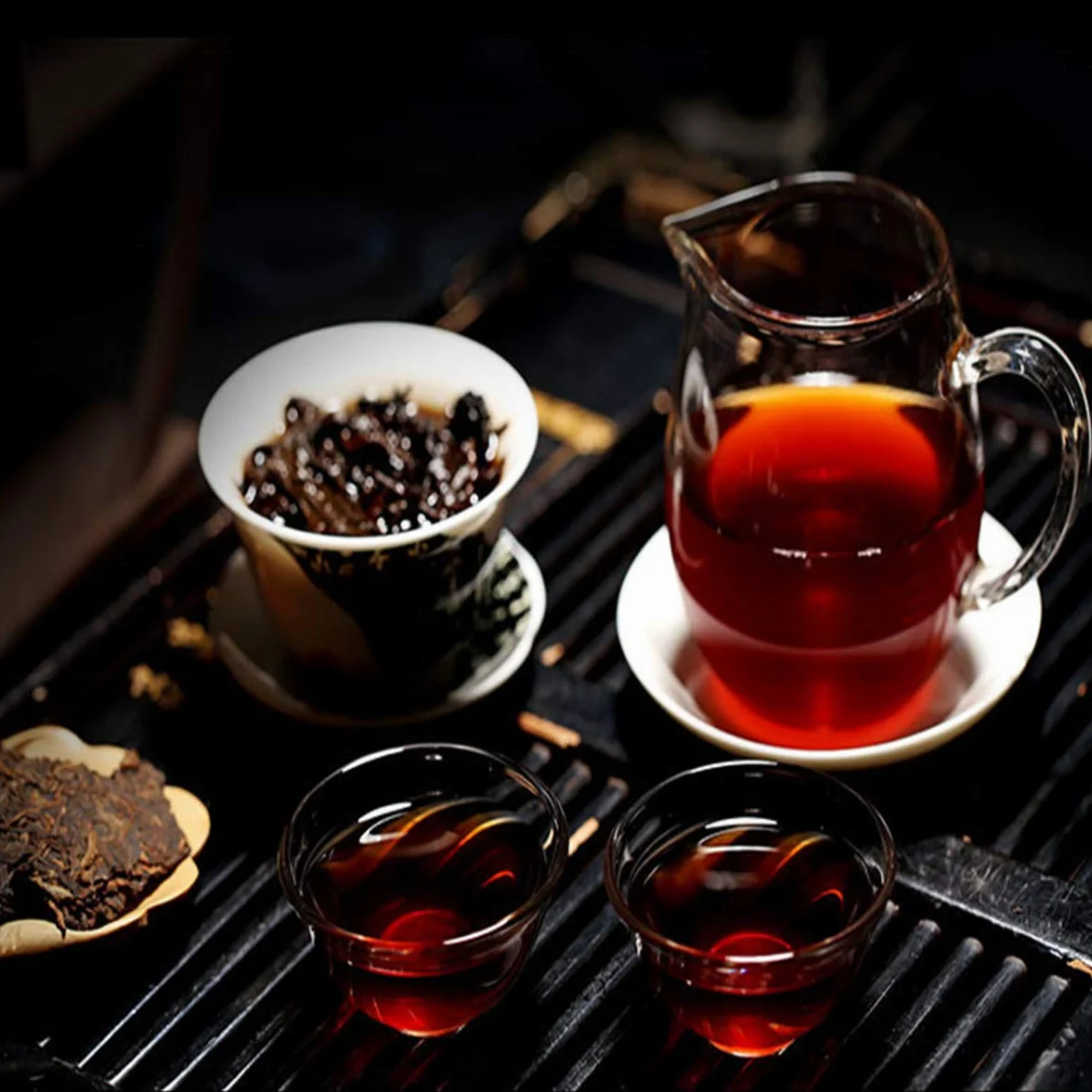 Té Pu-erh de Yunnan 357g Puerh Ripe Tea Cocido