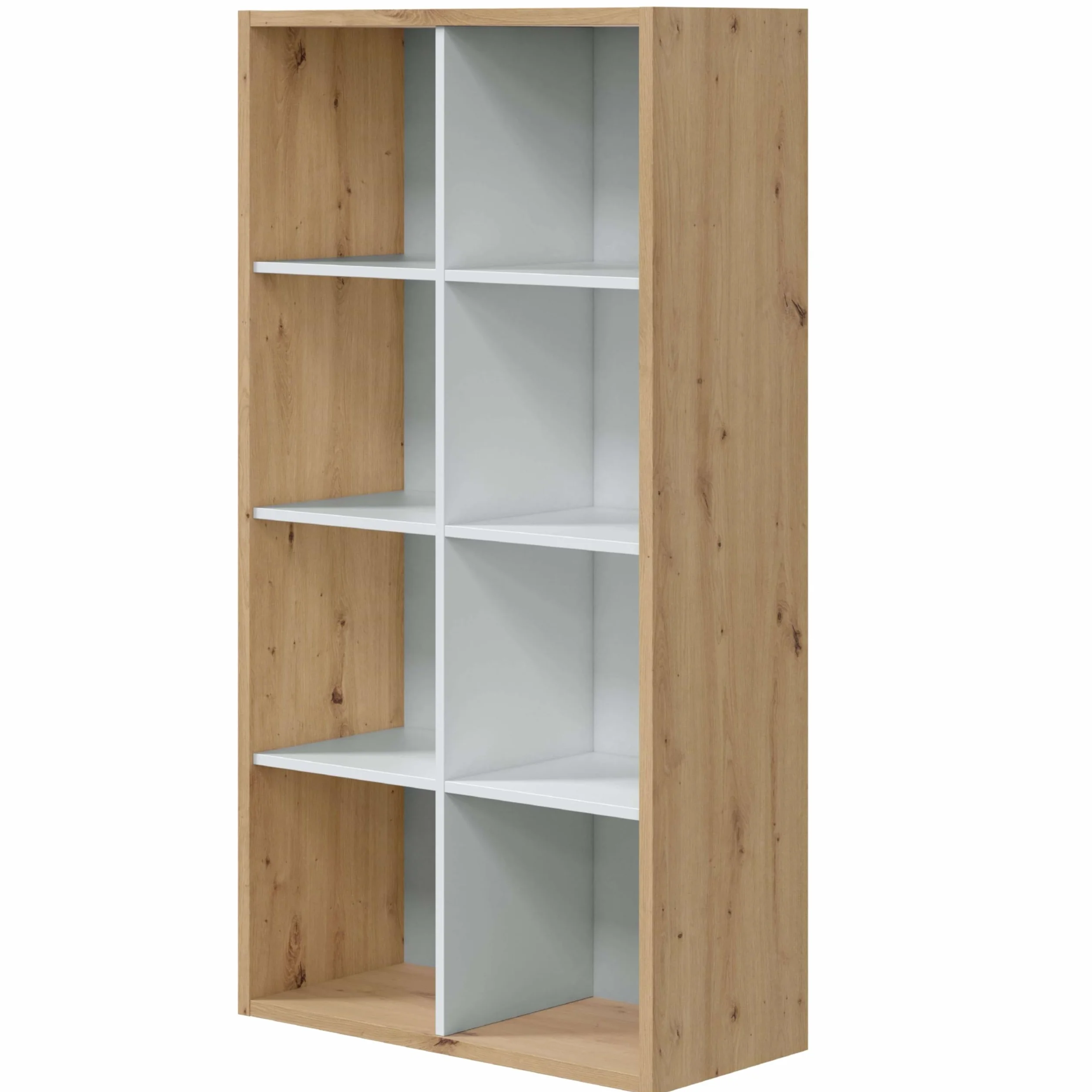 Miroytengo Pack 3 Muebles Juveniles Noa en Color Roble Nodi y Blanco Artik
