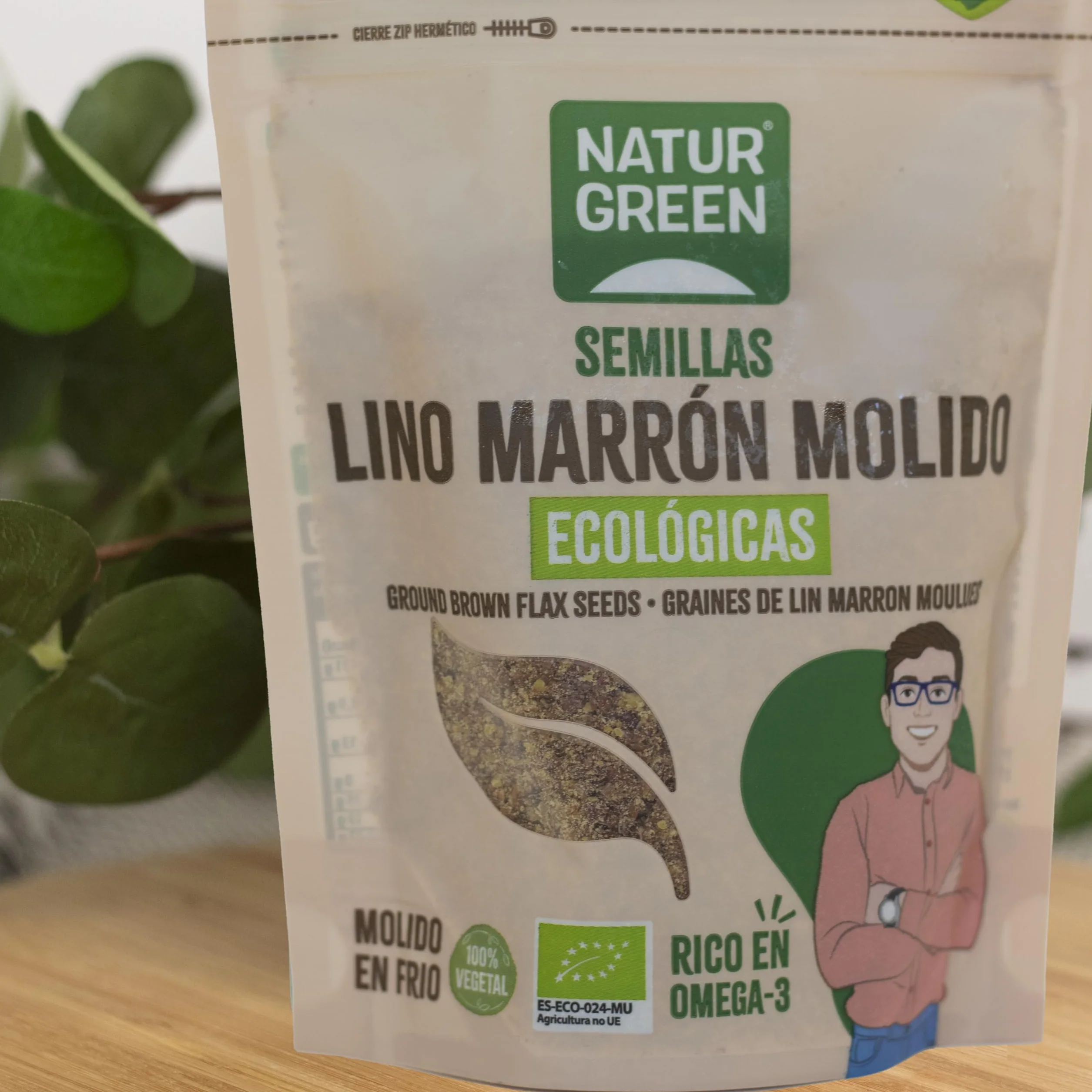 NaturGreen Semillas Lino Marrón Molido Bio 150 g