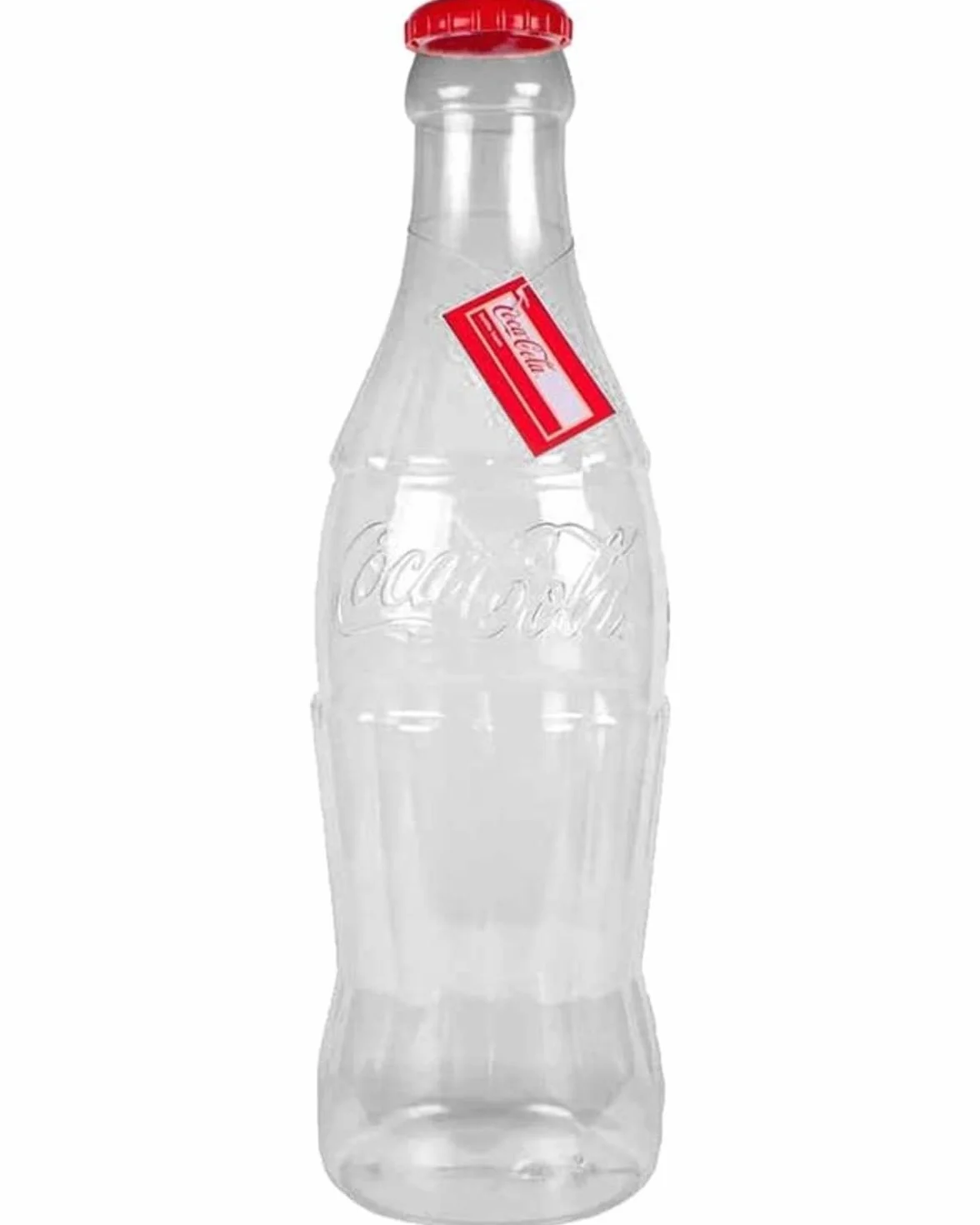 Hucha grande de plástico para botellas, monedas, notas, hucha de plástico inspirada en botella de cristal, 1 pie, 12 pulgadas, botella pequeña de 30 cm