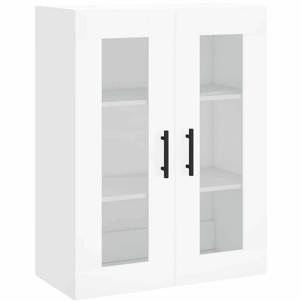 vidaXL Armario de Pared Blanco 69,5x34x90 cm, Armario, Armario Colgante, Armario Auxiliar, Armario de almacenaje, Armario Colgante de Pared