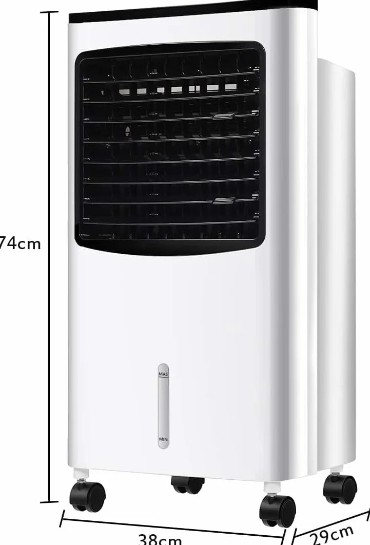 GOPLUS Aire Acondicionado Portátil 4 en 1, Purificación Ventilador Humidificador Enfriador de Aire Móvil con Depósito de Agua 8L, Climatizador Evaporativo 3 Velocidad, Temporizador 7,5H, Contro Remoto