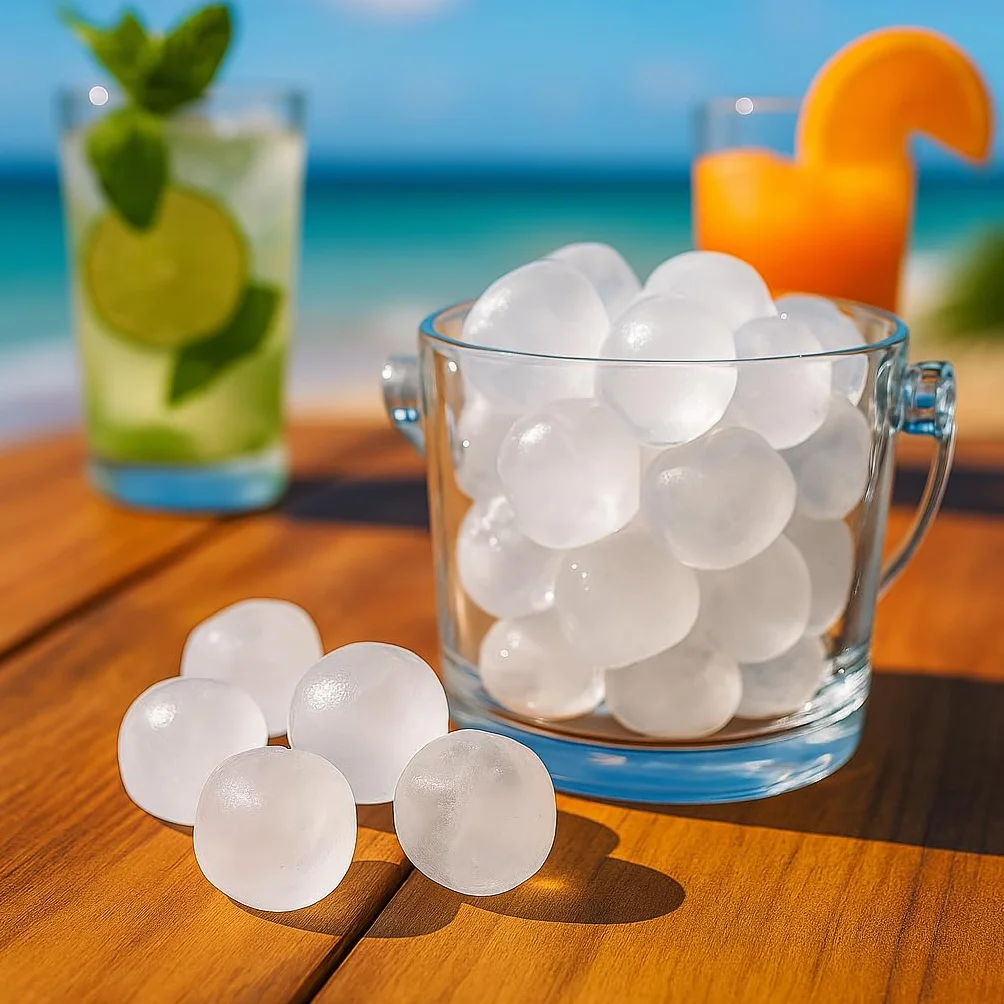 Cubitos Hielo Reutilizables 18 Uds – Plástico Alimentario BPA Free – Enfriadores Bebidas Sin Diluir