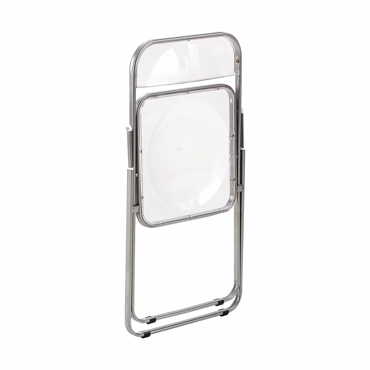 EGGREE Juego de 6 Sillas Plegables Transparentes con Capacidad de Carga de 150 kg, Sillas de Comedor Modernas Portátiles de Plástico Transparente para Salón, Oficina y Terraza