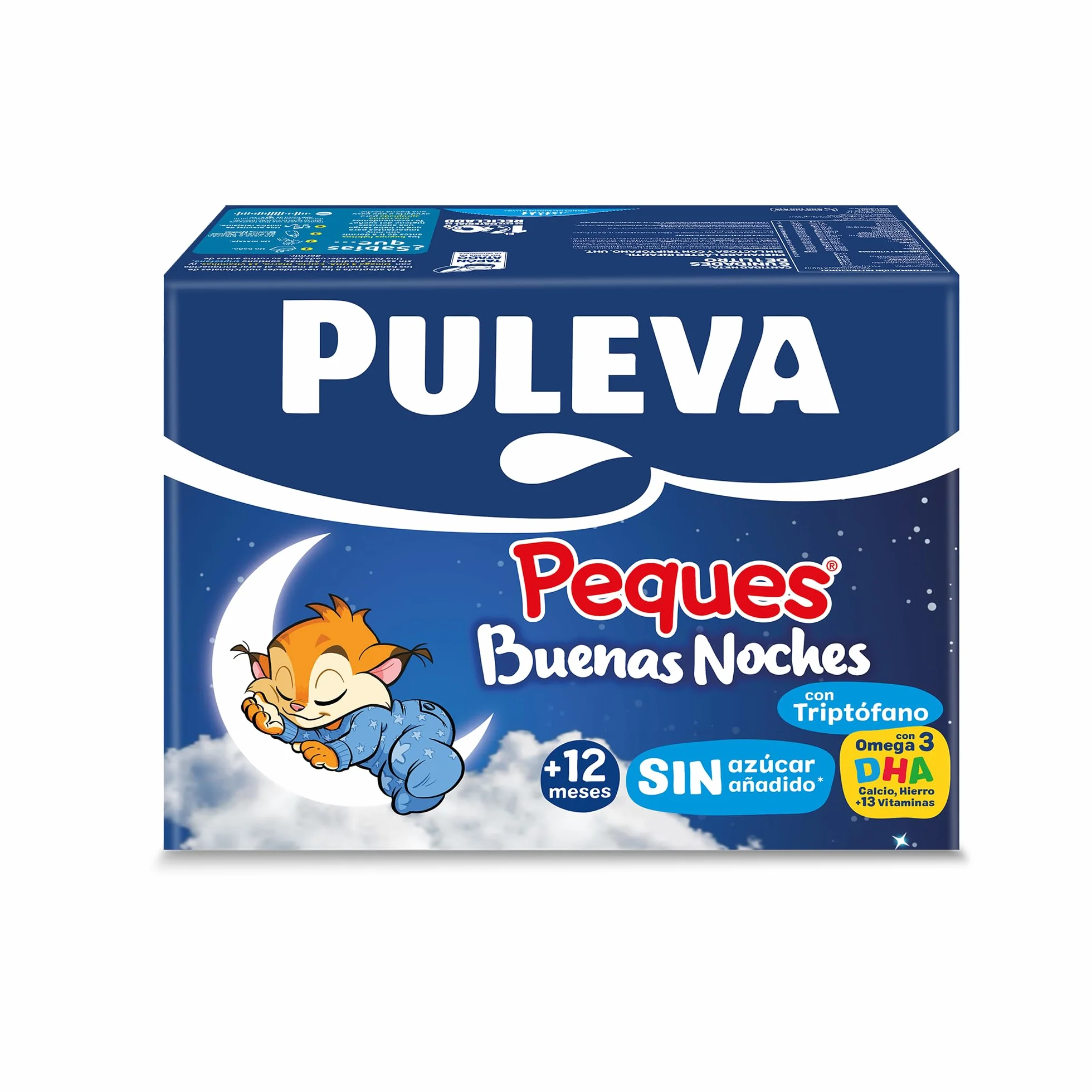 Puleva Peques 3 Buenas Noches +12 Meses Pack 6 x 1l