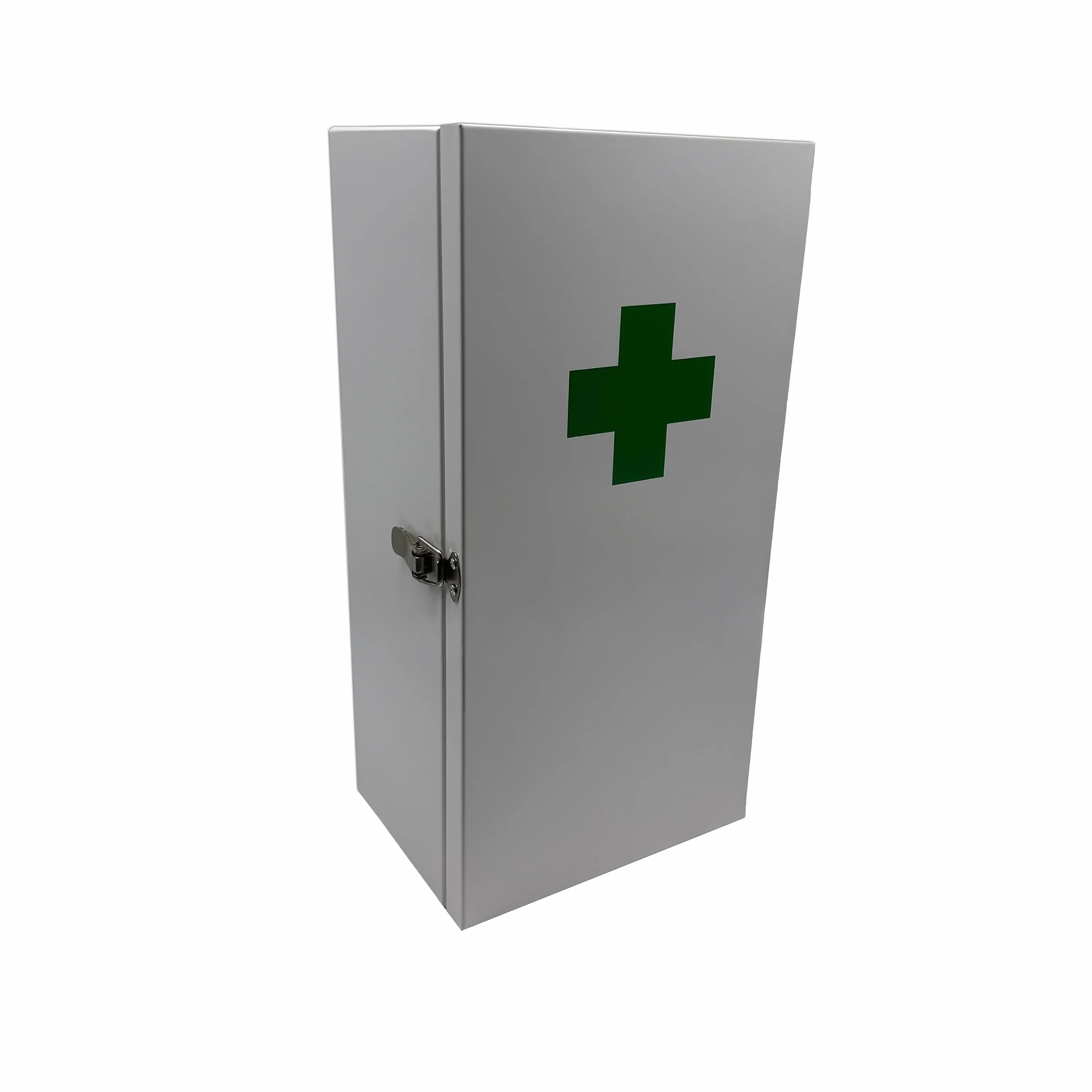Armario médico Relaxdays 3 estantes 42x21x15.5 cm Montaje en Pared botiquín Blanco Verde
