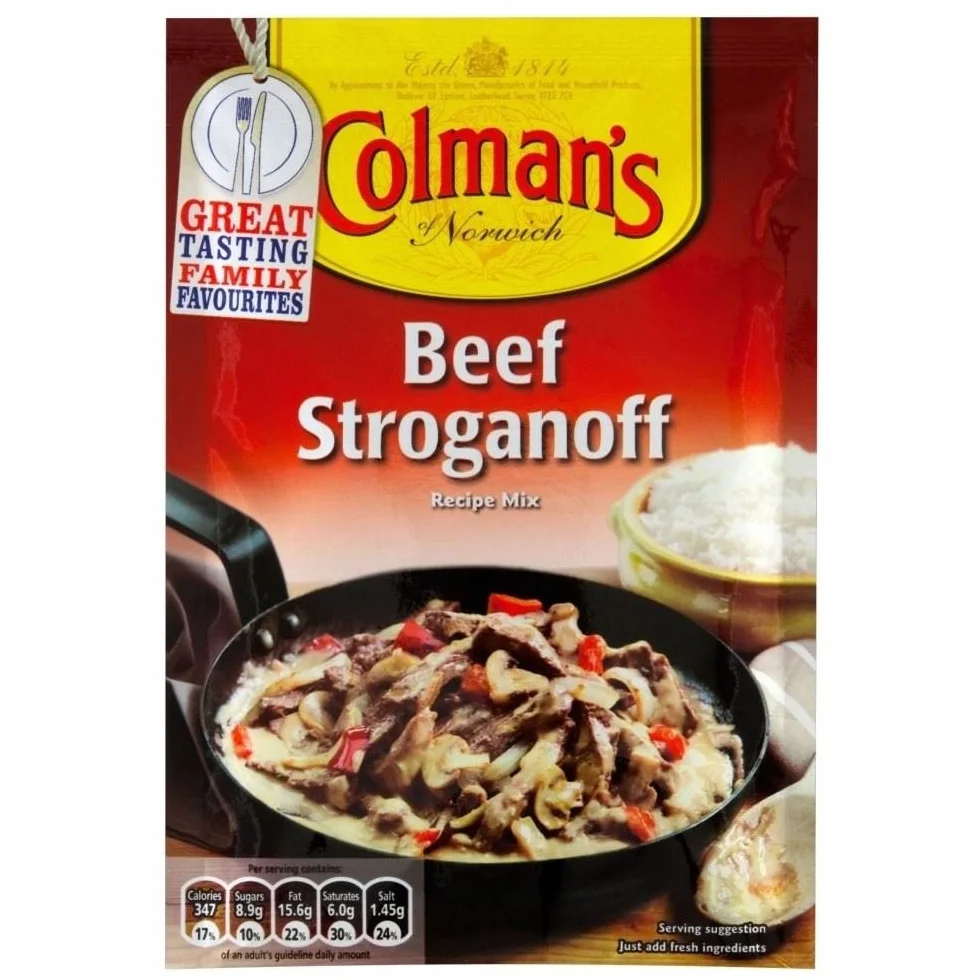 Colman's Mezcla De Ternera Salsa Strogonoff 39g