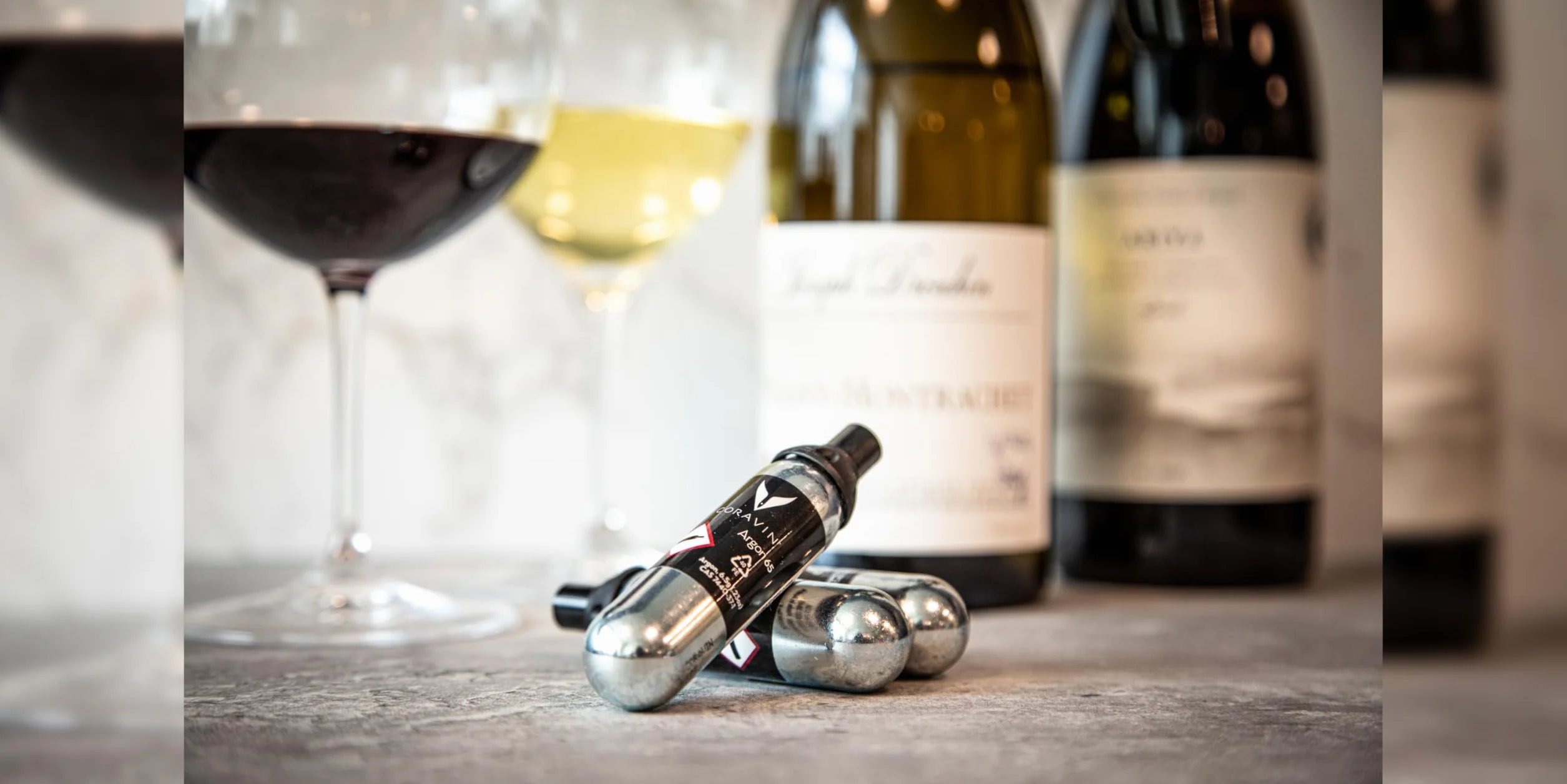 Coravin Cápsulas de argón Puro Paquete de 6 - Cartuchos de Gas para Vino