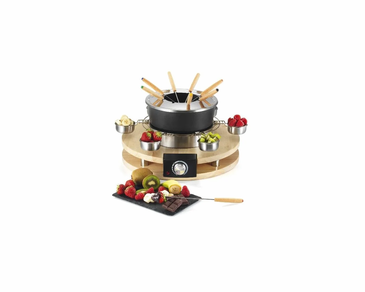 Kitchen chef fondue 1300w 8 tenedores kcwood.fond8