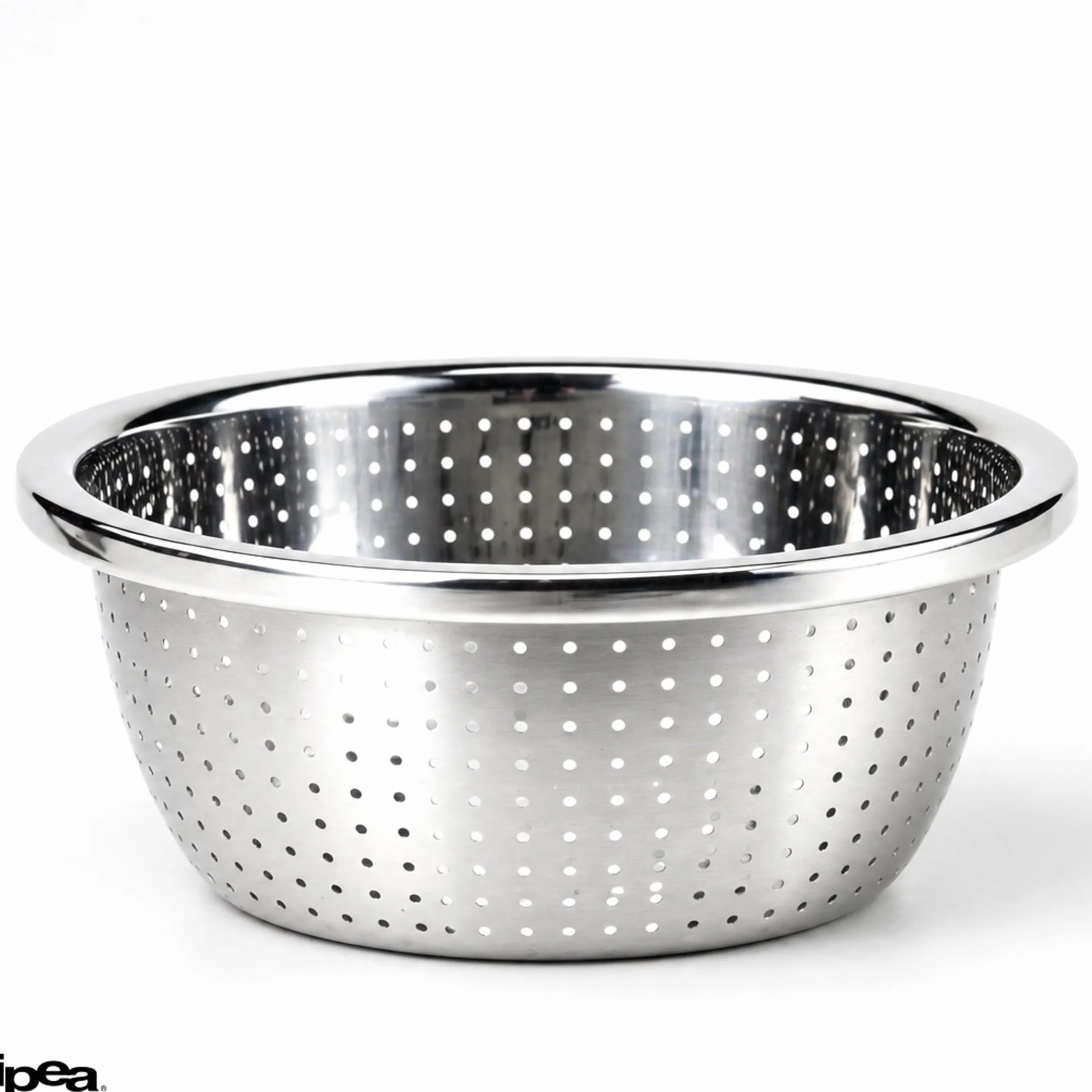 IPEA Escurridor de Acero Inoxidable 24 cm Colador Profesional para Pasta, Frutas y Verduras