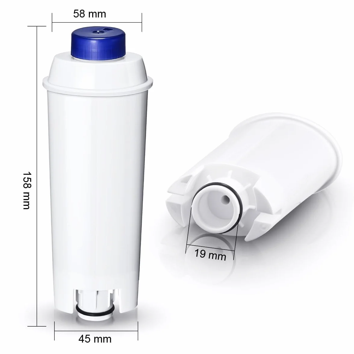 Filswa Filtro Para Cafeteras Delonghi ECAM Dinamica Cappuccino System Magnifica ETAM Autentica Esam