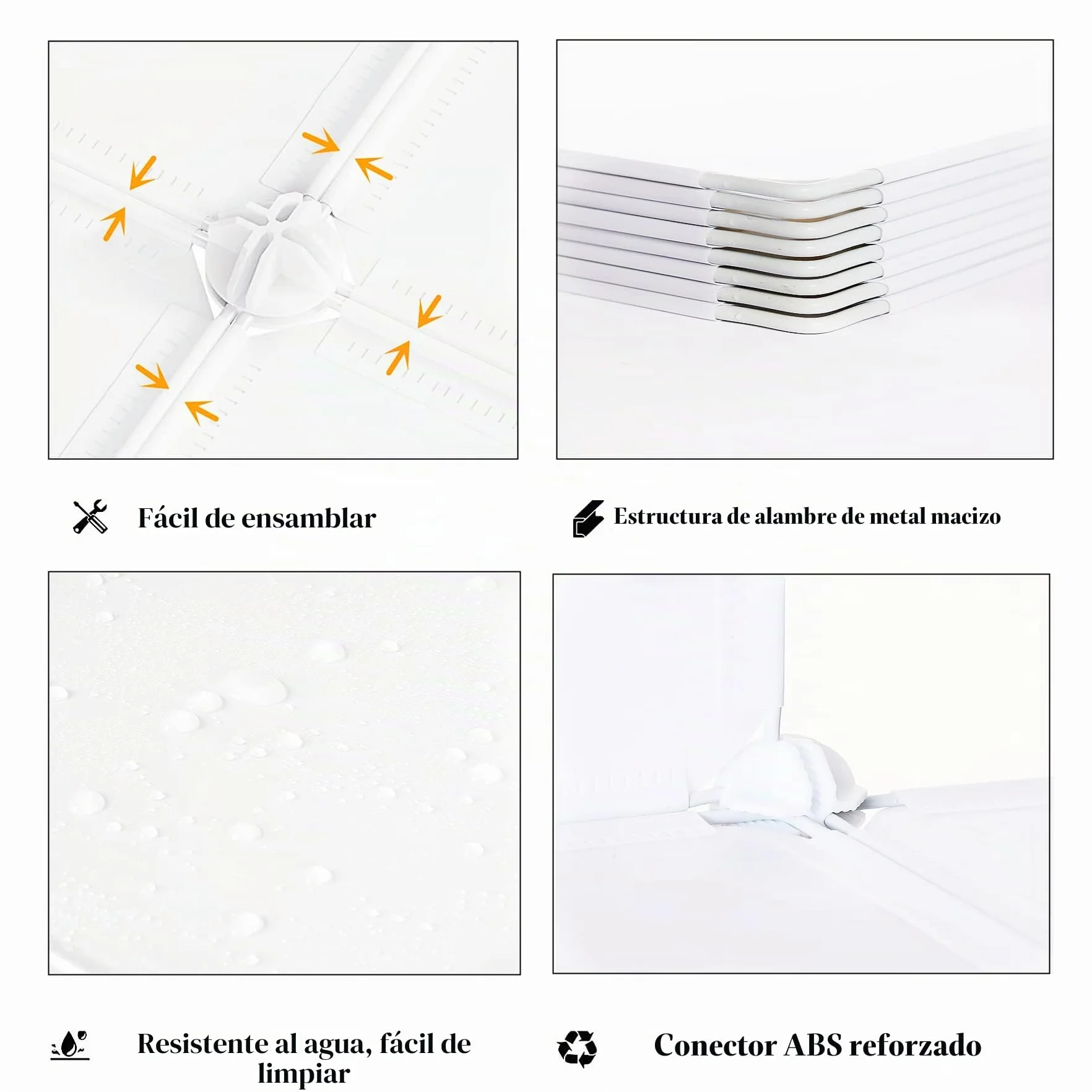 AWTATOS Estantería Modular de Plástico 16 Cubos Organizador de Almacenamiento Apilable