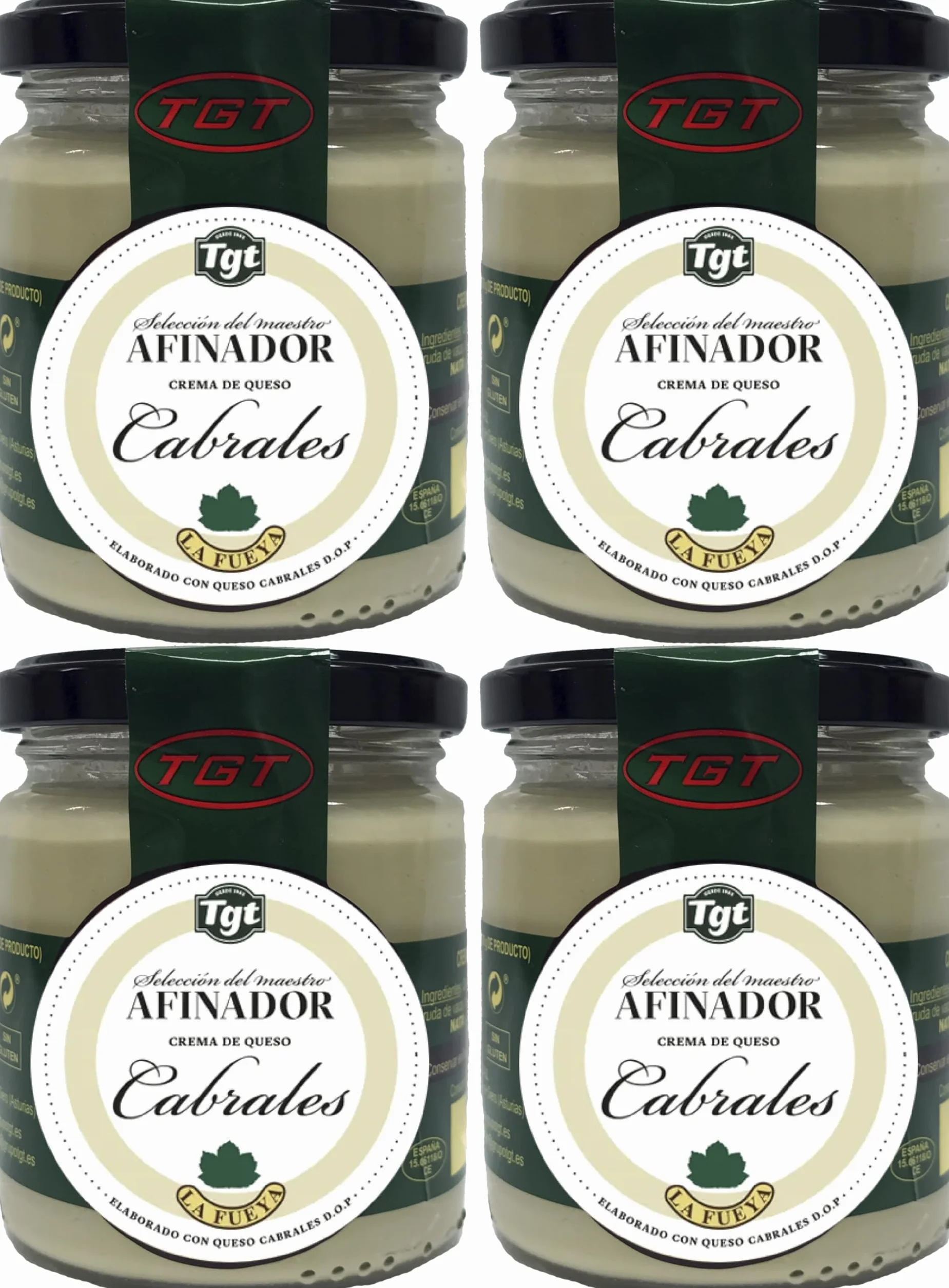 Crema de Queso Cabrales La Fueya 4 Botes Selección del Maestro Afinador