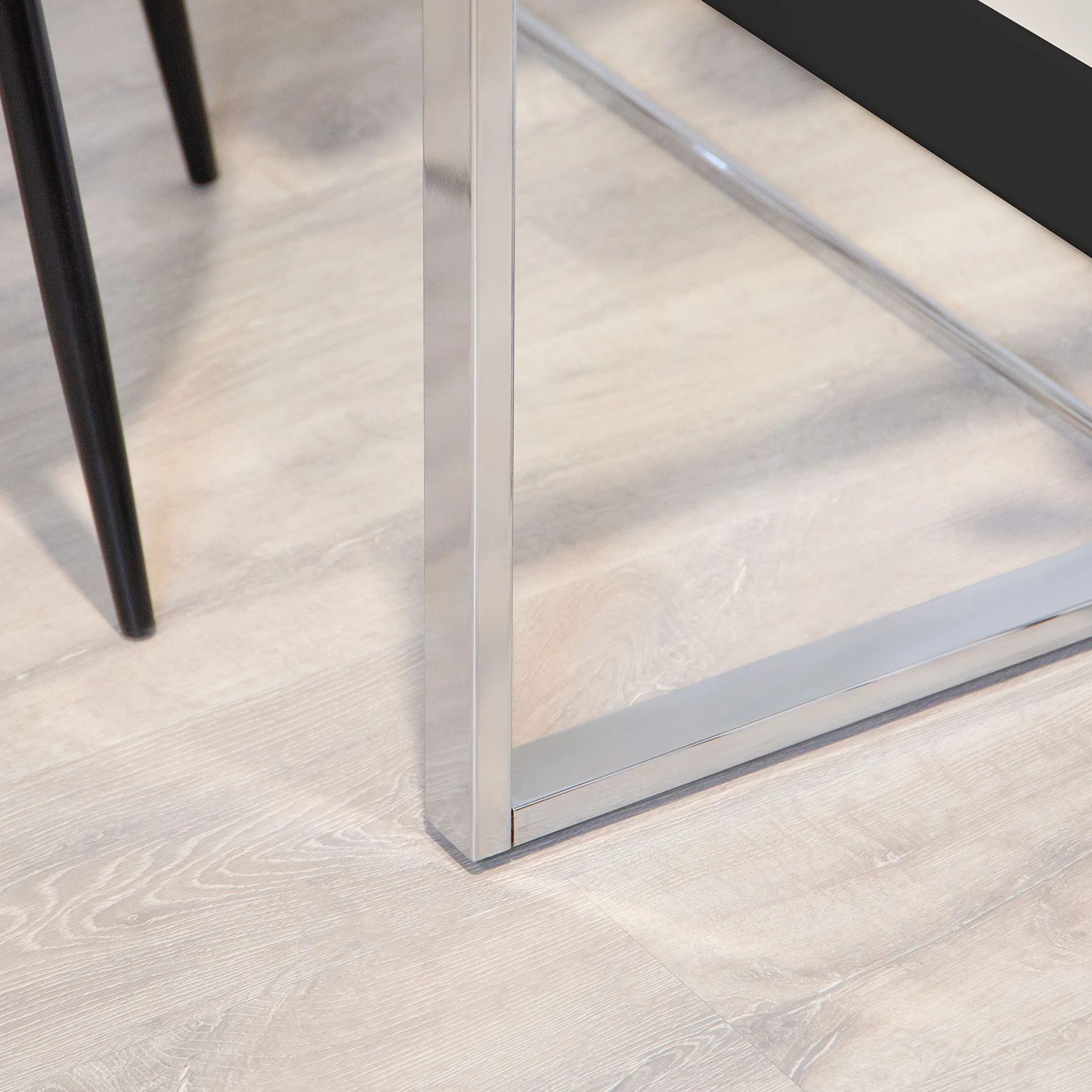 Mesa de Cristal para Estudio Escritorio 100x74x50 cm Adec Group Benetto