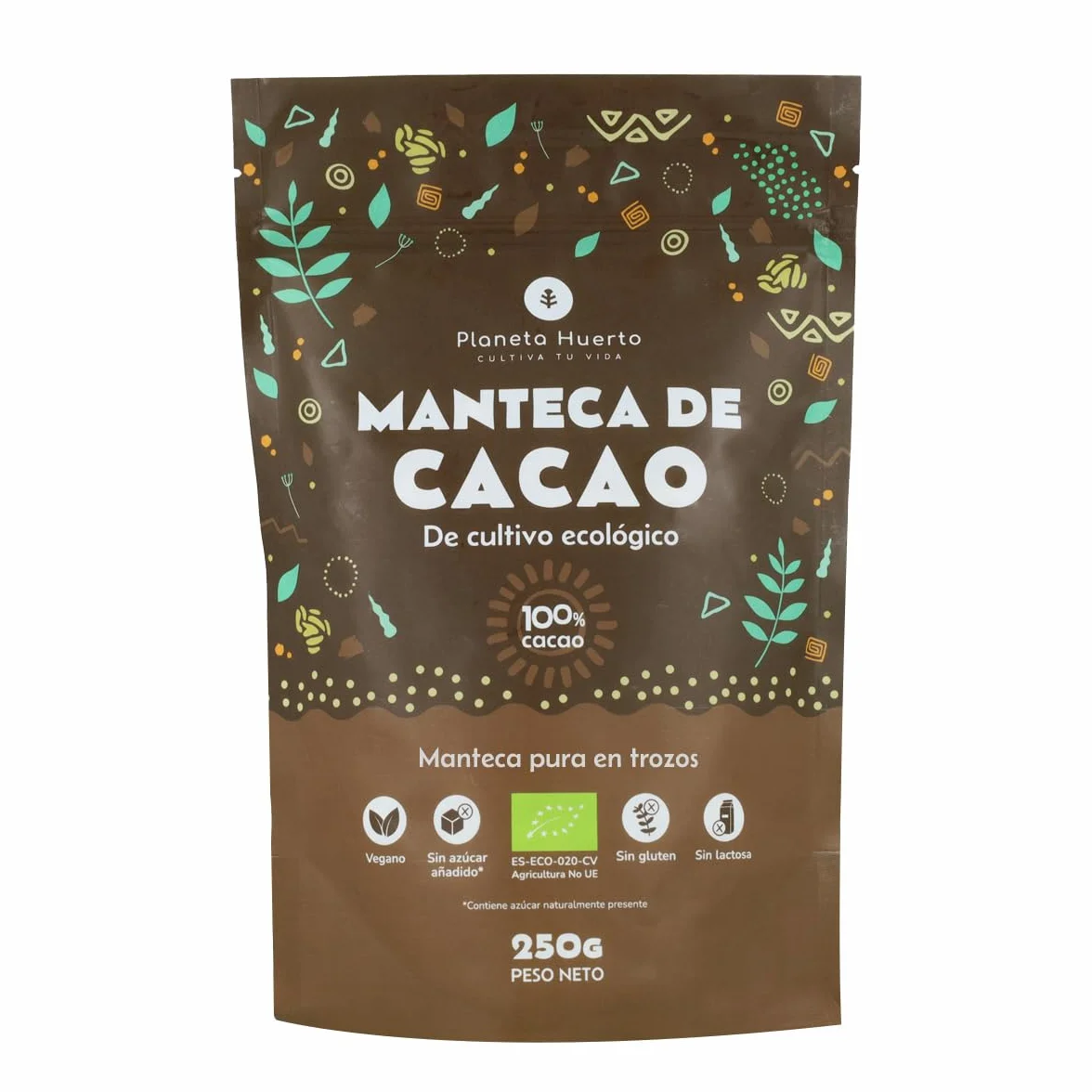 Manteca de Cacao en Obleas ECO 250 g – Manteca de Cacao 100% Natural, Pura y Ecológica