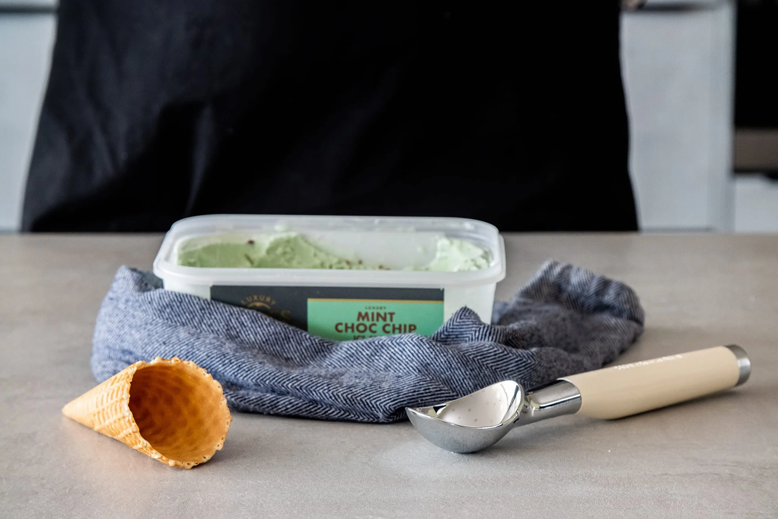 KitchenAid Cuchara para Helado Apto para Lavavajillas Crema de Almendras