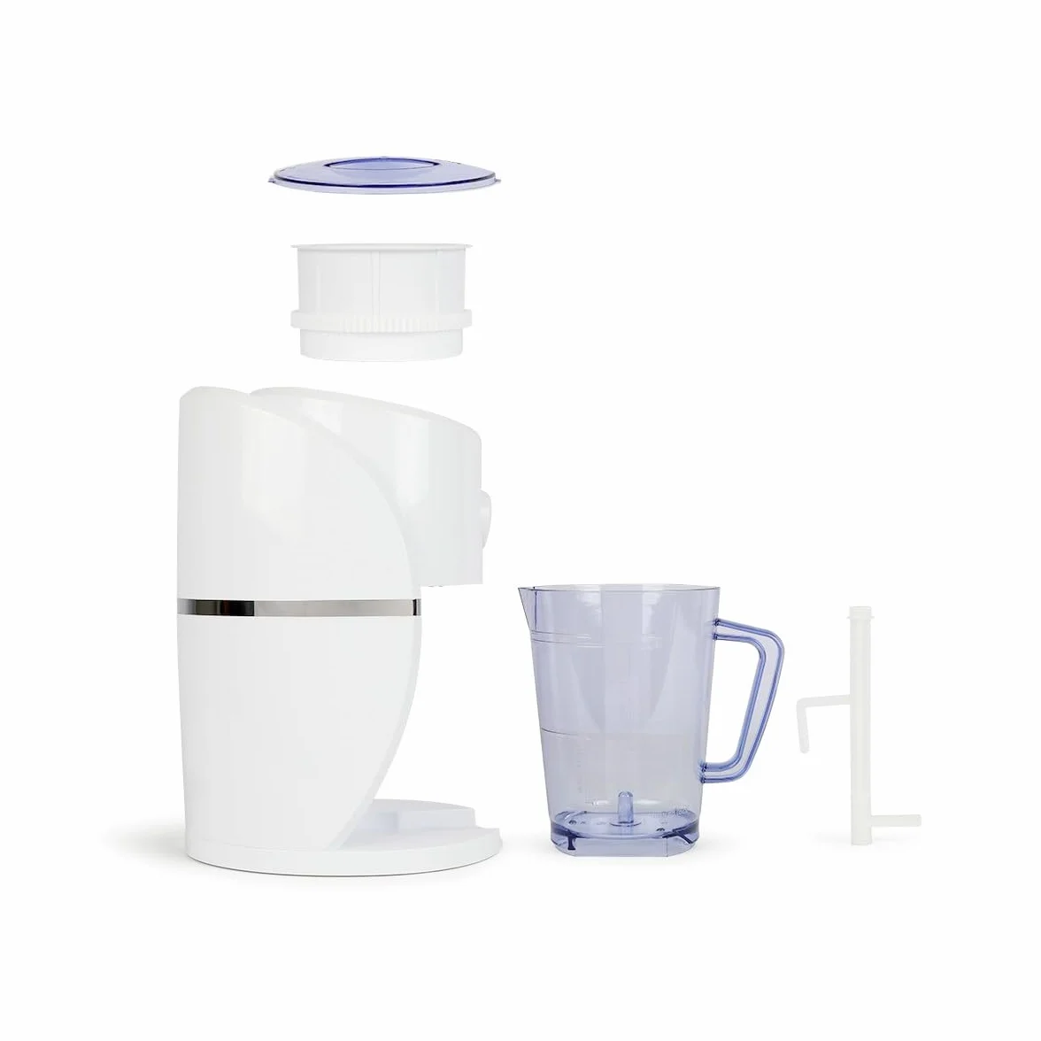 Livoo DOM430-1 Picadora de Hielo 2 en 1, 250 g/min, 25 W, Blanco
