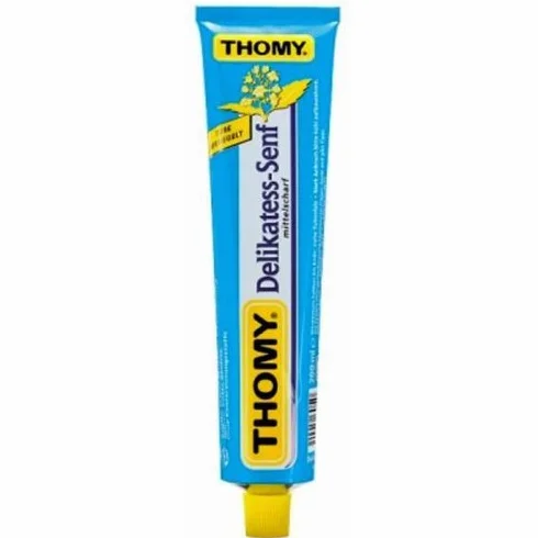 Thomy Delikatess Senf tubo Paquete 4 x 100 ml