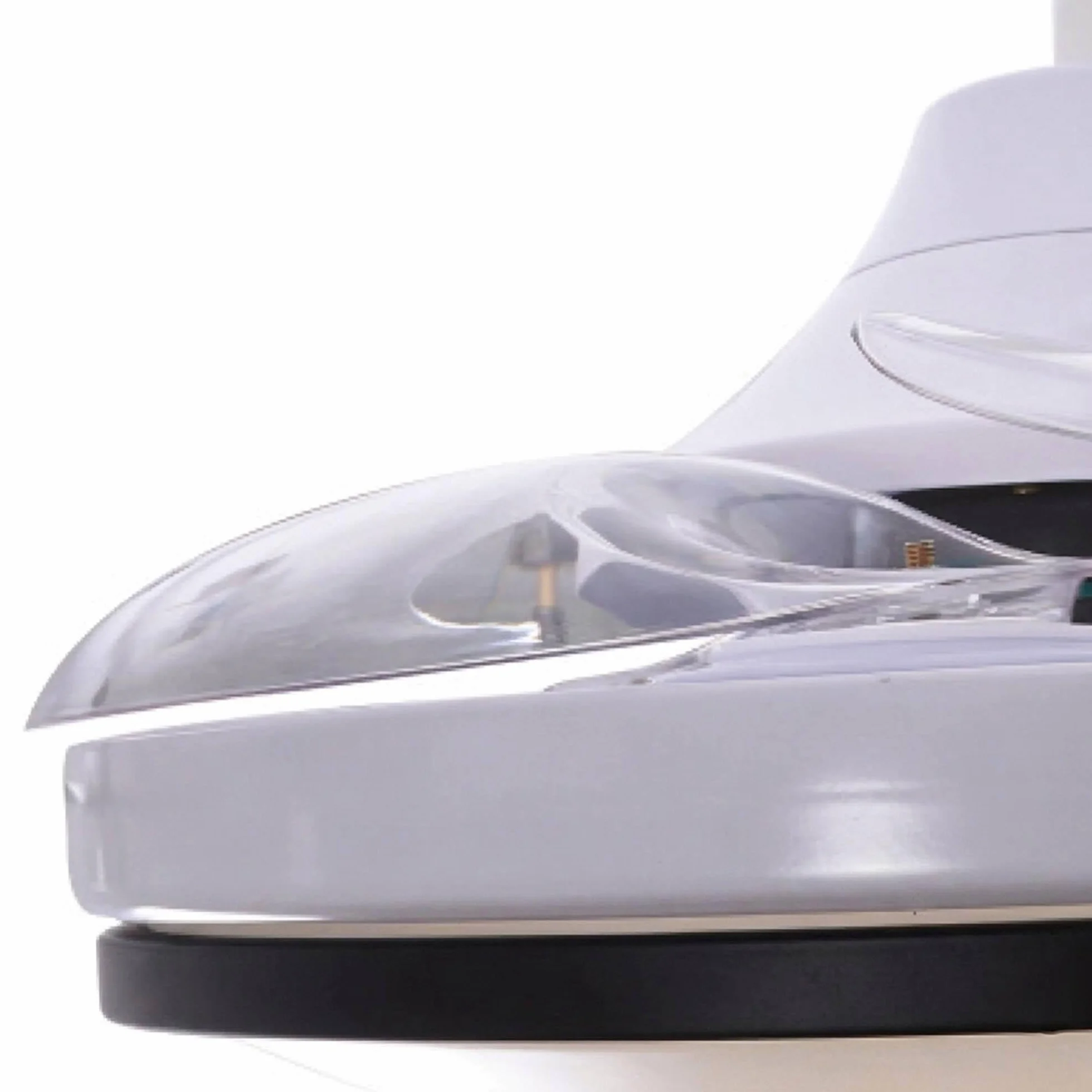 Well Home 2x Ventilador de Techo con Luz LED Ø53x30cm - Aspas retráctiles, Silencioso, 6 Velocidades, Mando a distancia y luz regulable 3 Tonos