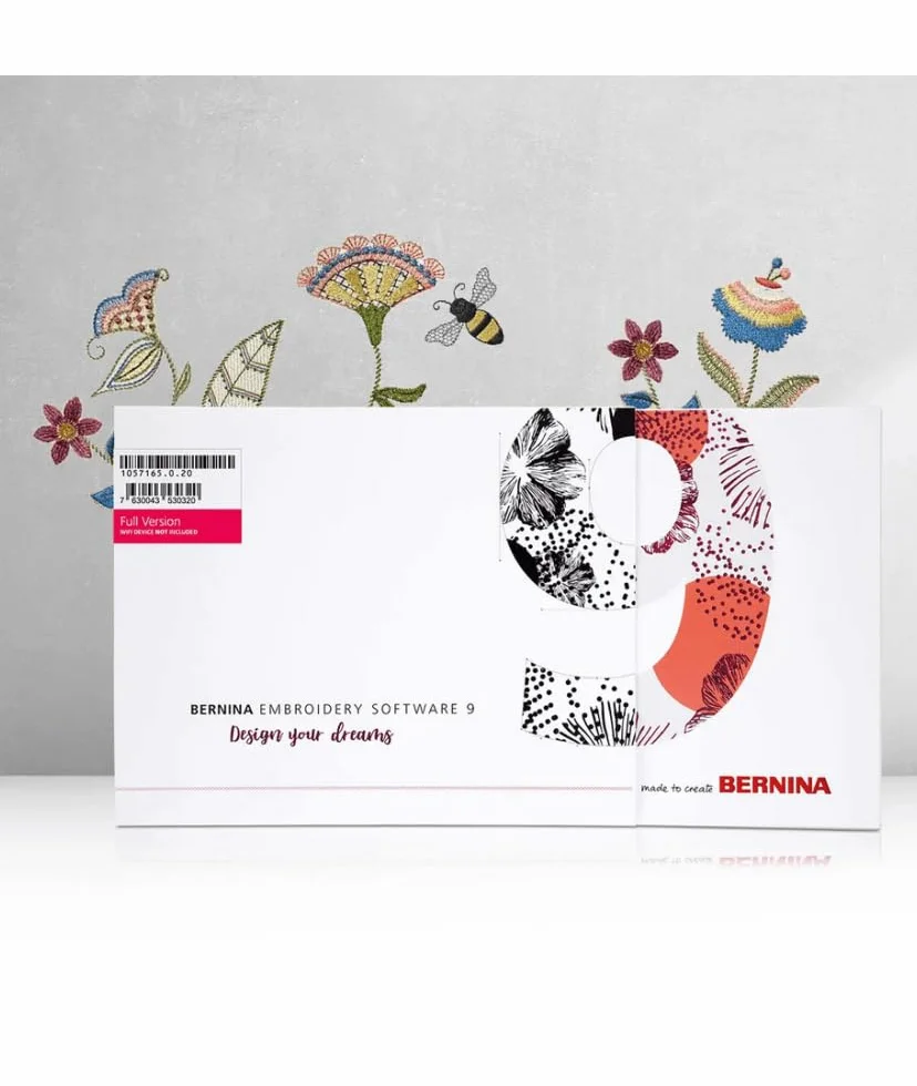 Bernina Software de Bordado Designer Plus V9 (WiFi) Versión completa