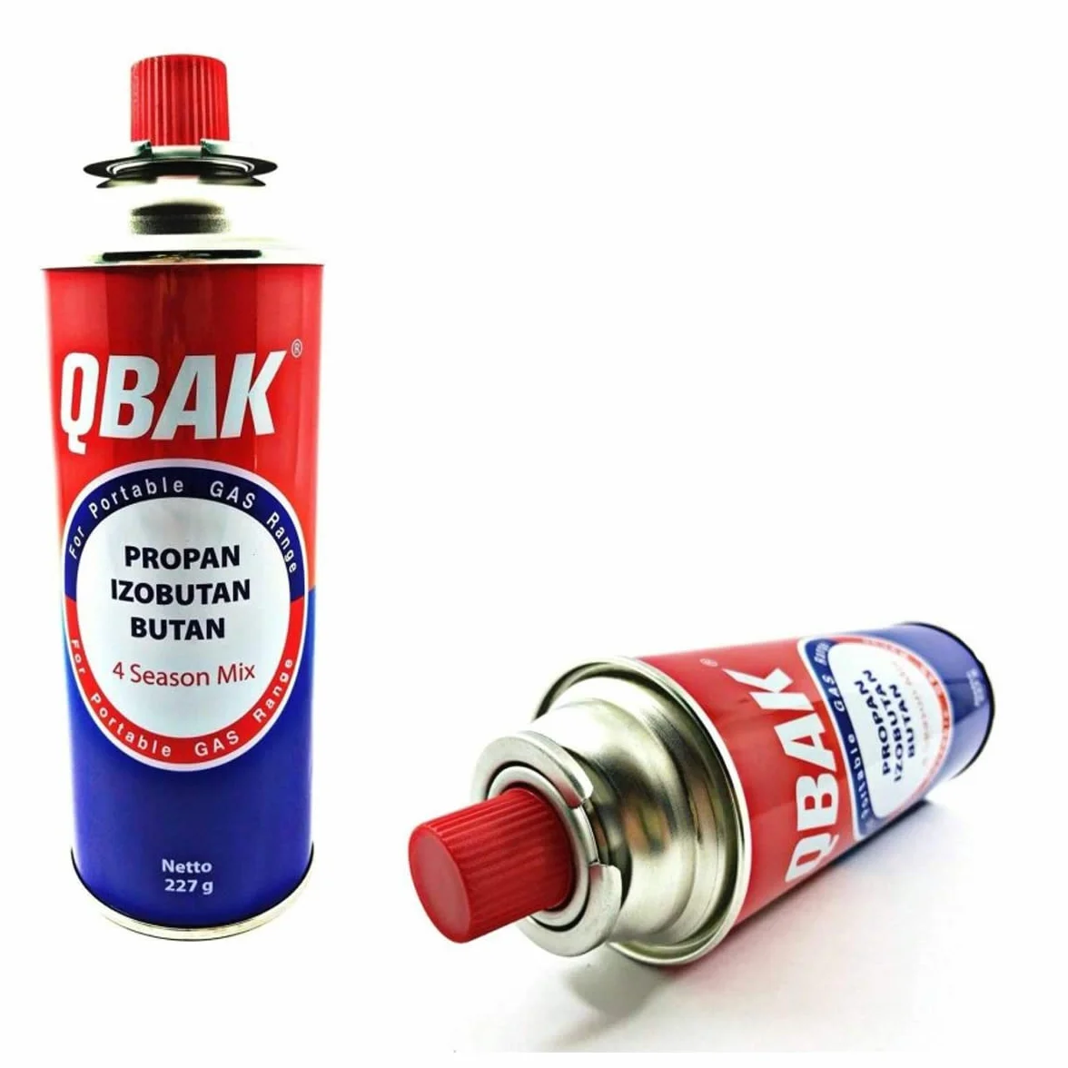 Pack Soplete + Cartucho Gas QBAK (227 g) Antorcha Ajustable de Gas con Adaptador y Encendedor - Ø 22 mm. Recarga de gas. Soplete.