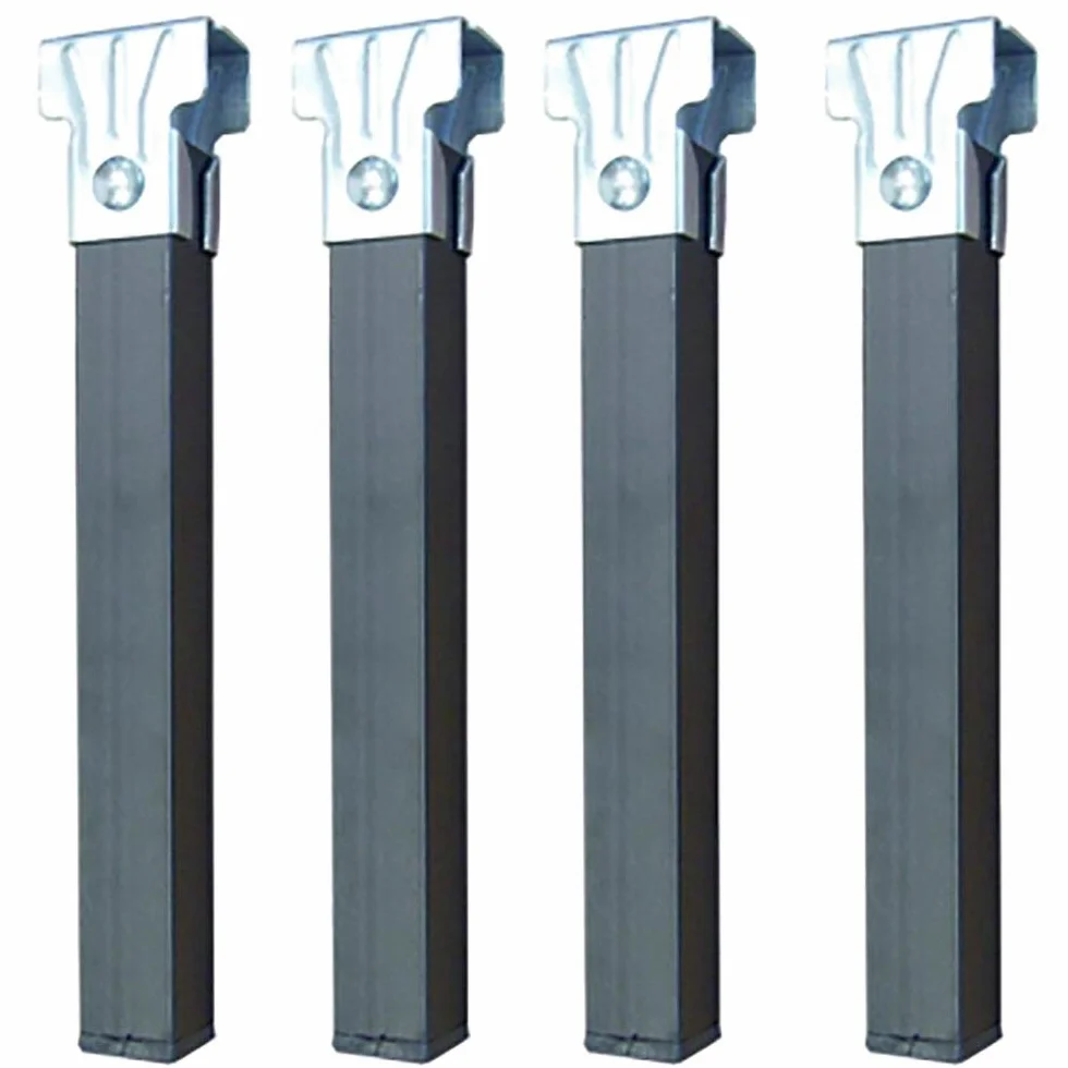 IMEX EL ZORRO - Juego 4 Patas para Somier Sin Ruedas | 275x30x30 mm | Soporte Estable y Resistente para Somieres