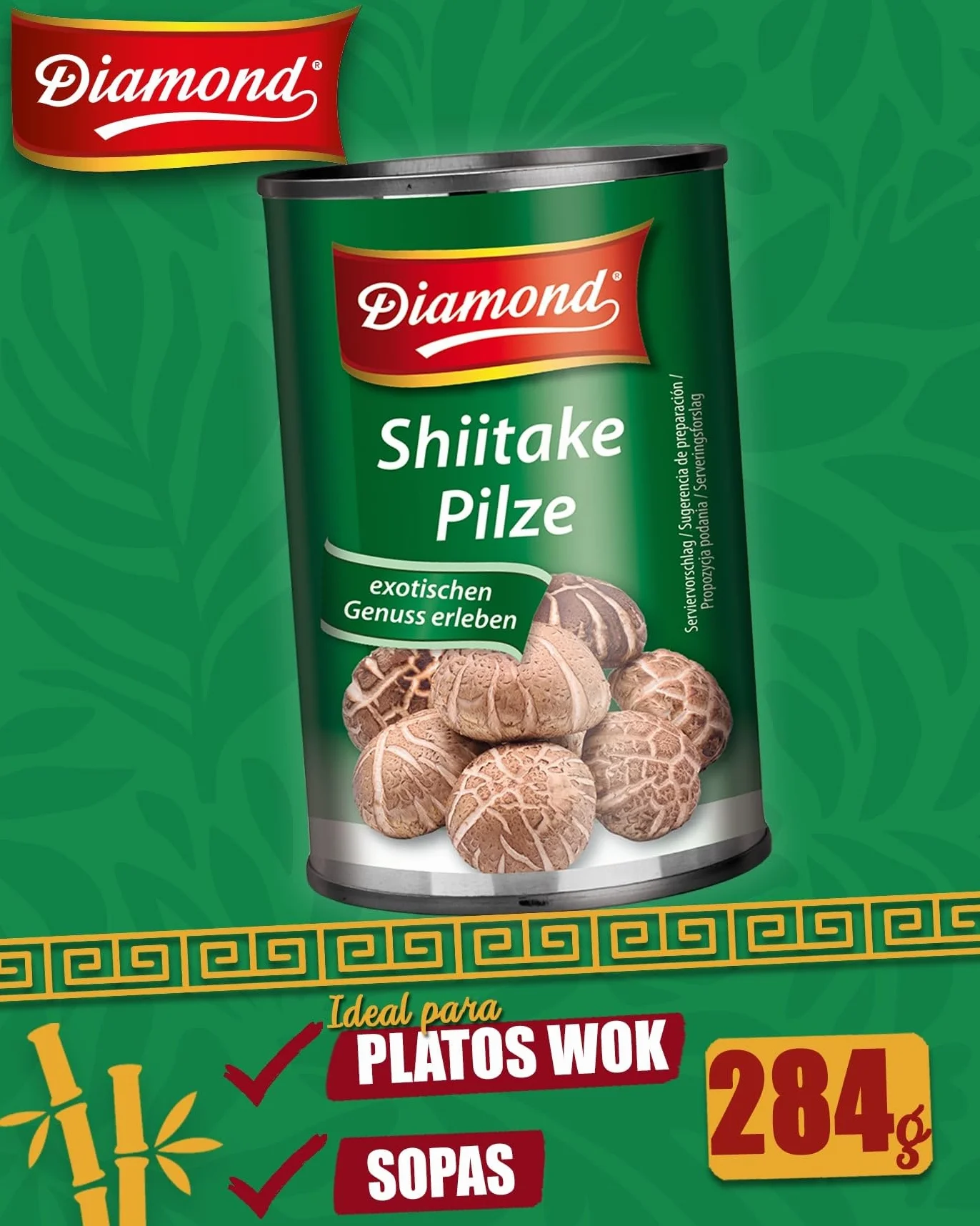 DIAMOND Setas Shiitake Tonko en conserva 156 g