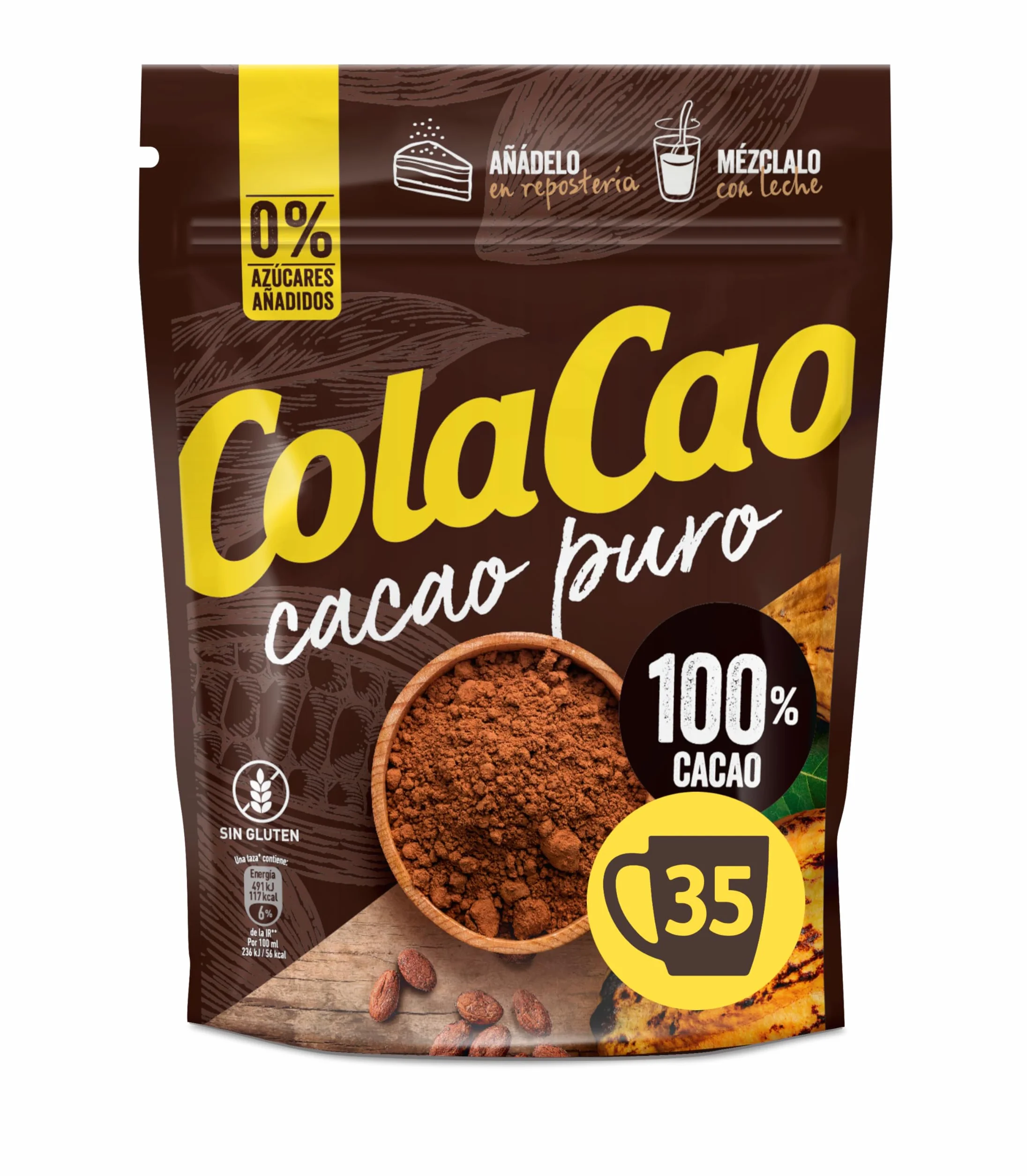 ColaCao Cacao Puro sin Aditivos, 250g