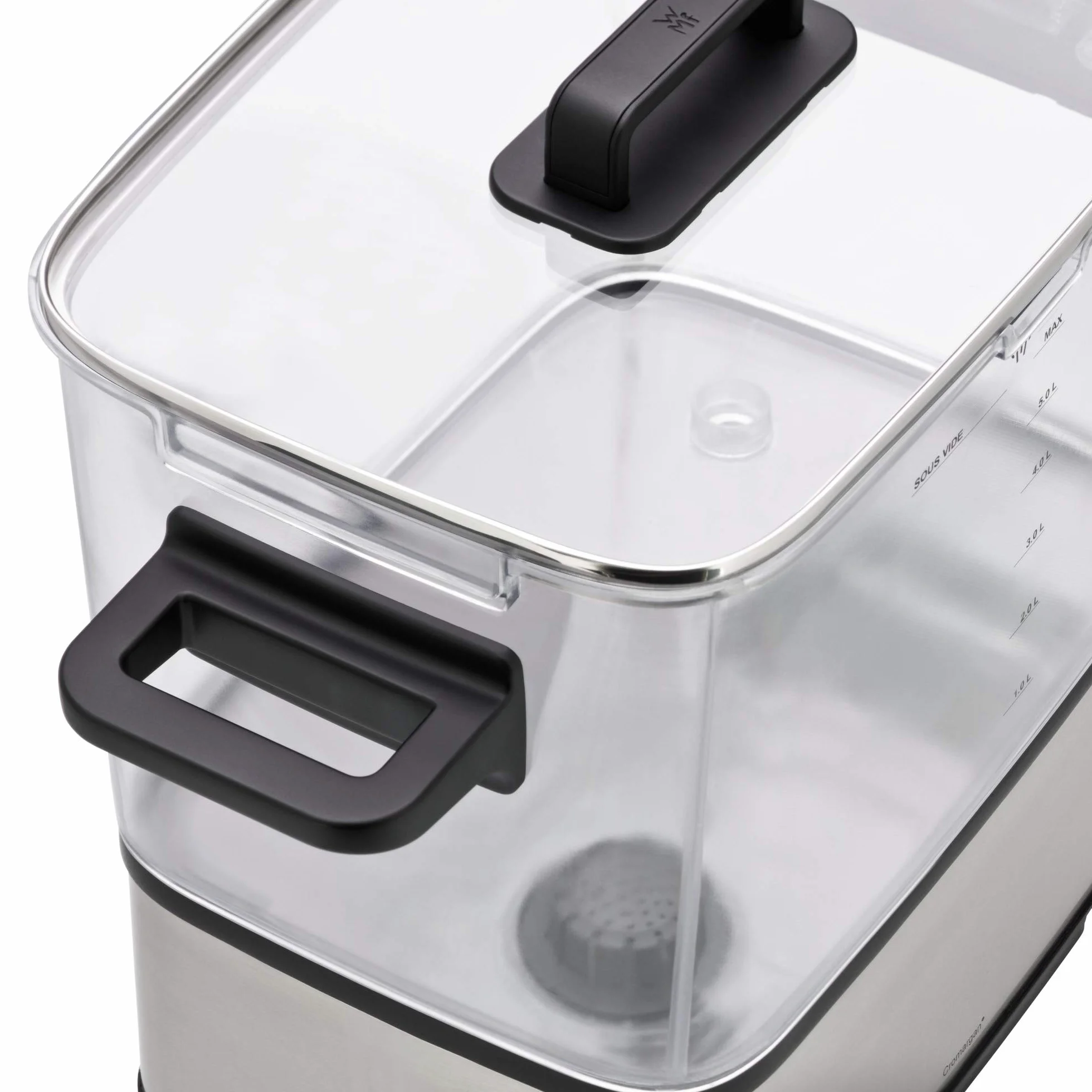 WMF Lono - Cocedora al vacio baja temperatura (entre 35º y 90º), 2 en 1, cocina al vacío y olla de cocion lenta, cocina profesional, tanque 6 l de TRITAN libre de BPA