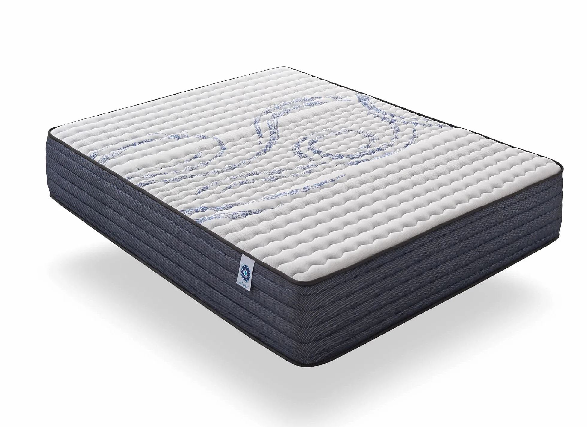 Naturalex Colchón Viscoelástico Perfectsleep 135x190 cm 30 cm Firme Espuma HR Blue Látex Hipoalergénico Reversible Verano/Invierno