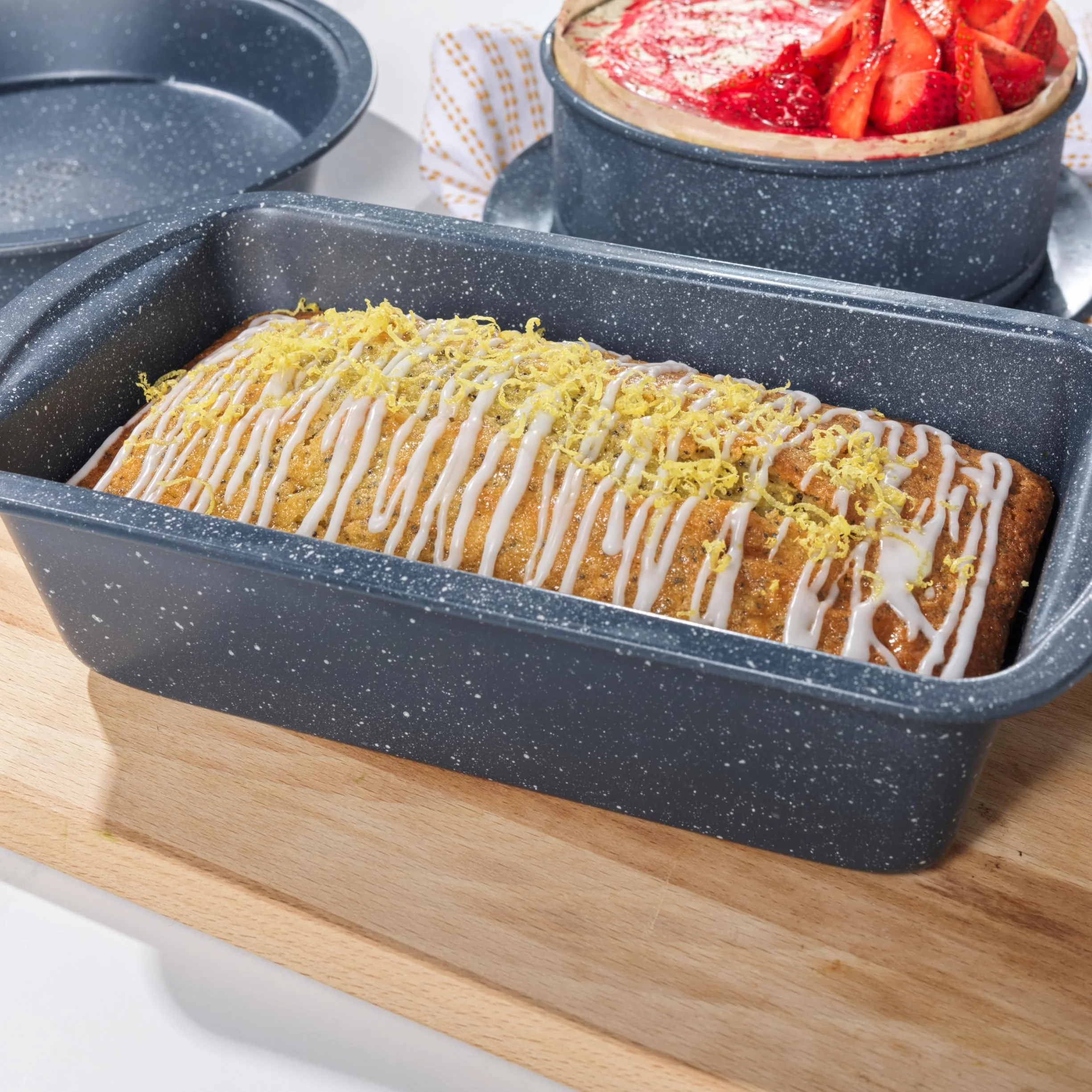 Russell Hobbs RH00996EU forma de hornear pastel pan acero al carbono 28 cm a prueba de horno 220 grados sin PFOA