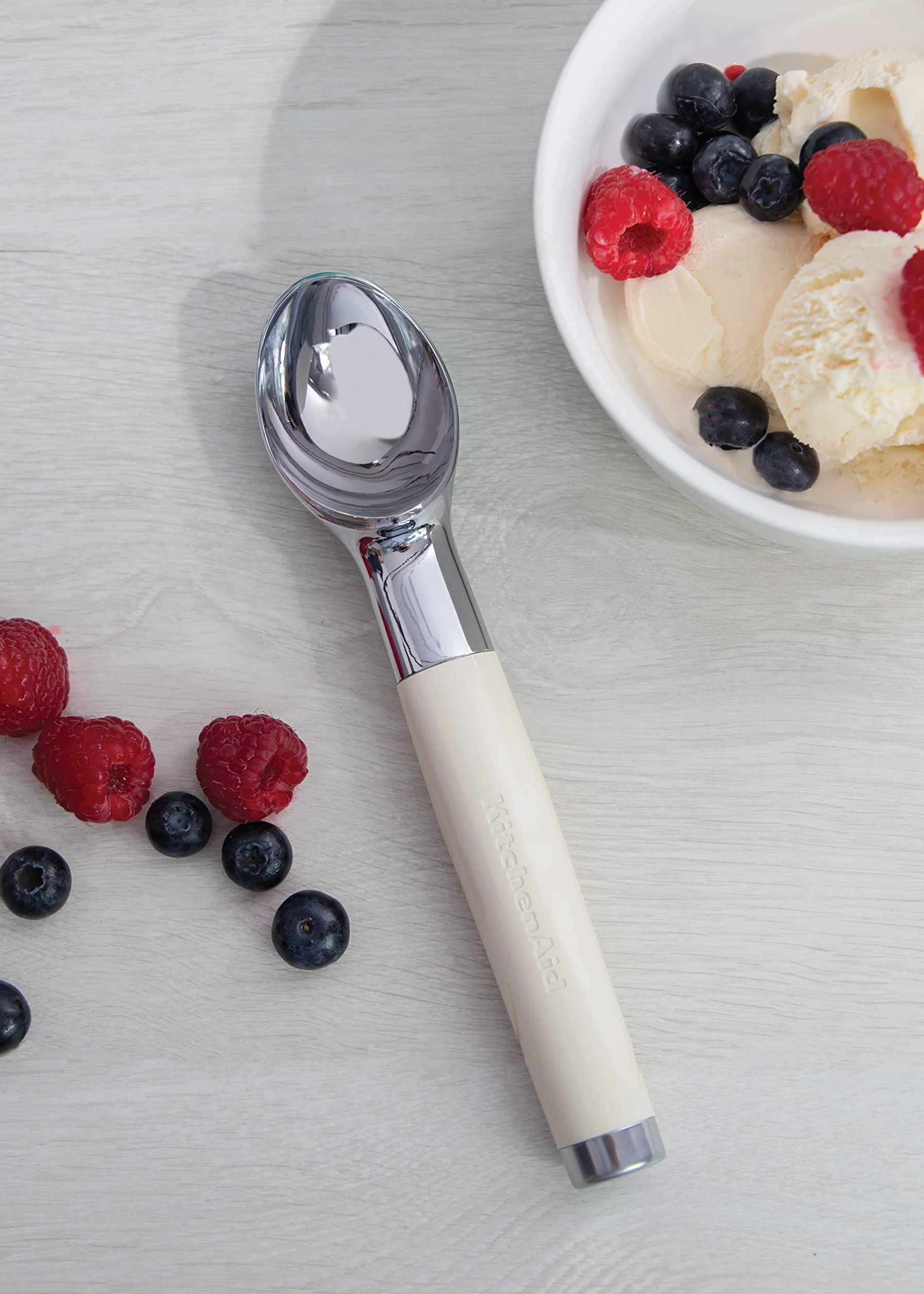 KitchenAid Cuchara para Helado Apto para Lavavajillas Crema de Almendras