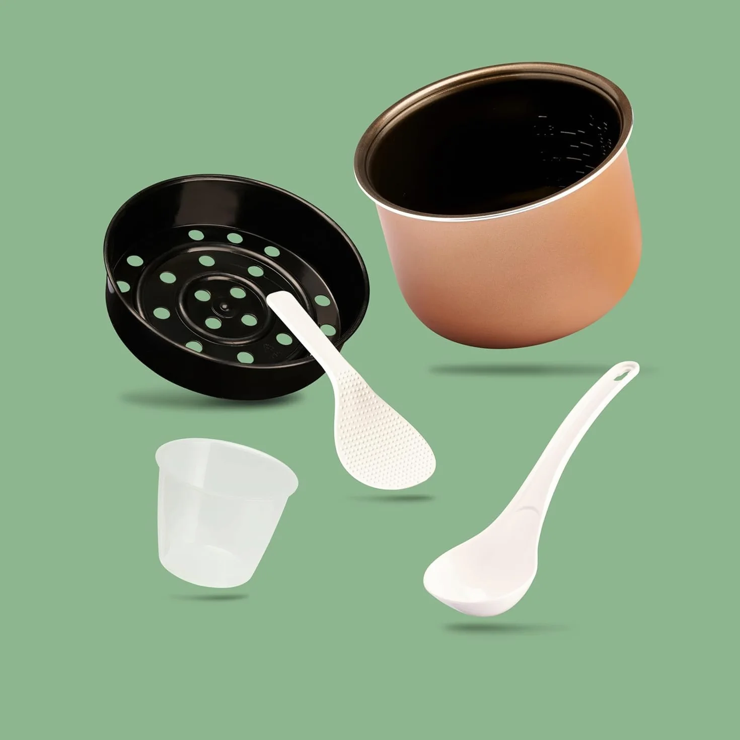 Reishunger Mini Olla Arrocera Eléctrica y Vaporera en Negro hasta 3 Personas (0.6 l) – Hervidor de Arroz con 8 Programas - Con Pantalla LED y Función Automática de Mantenimiento del Calor